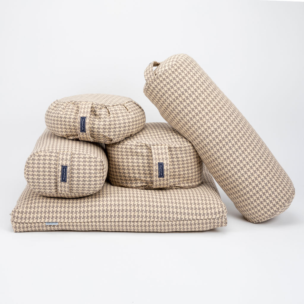 Houndstooth Beige Zabuton、mySite、topwebapps