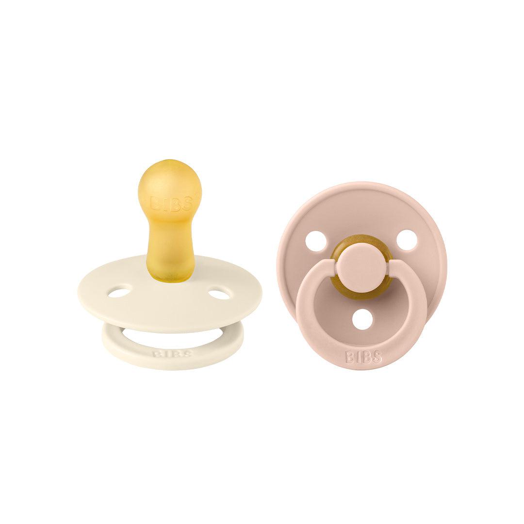  BIBS Colour Latex Pacifiers - Ivory + Blush - 2 Pack、mySite、merchandisen