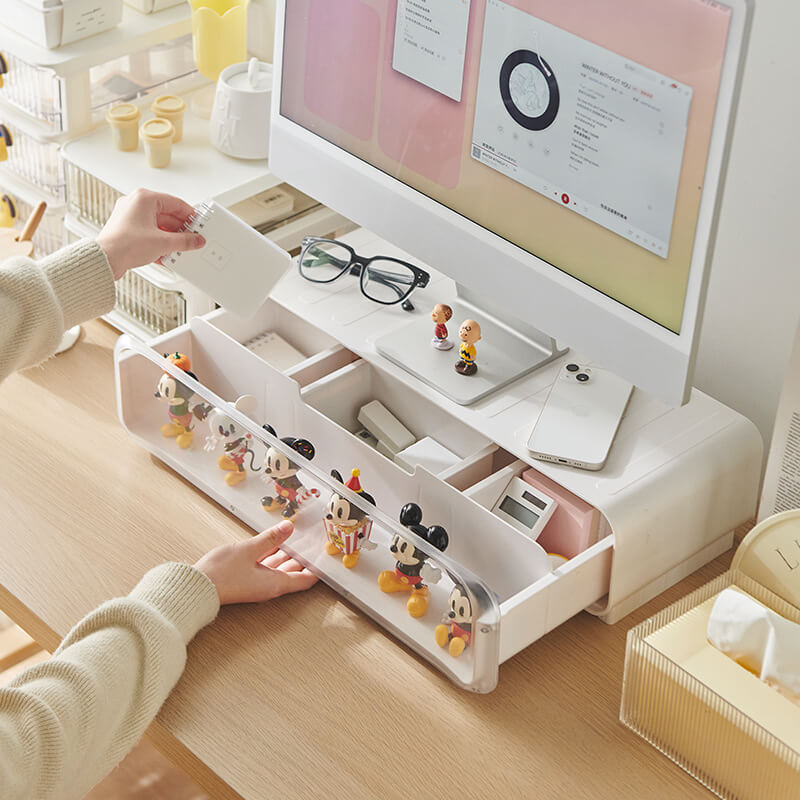  FigPalace Monitor Riser with Storage – LED Lighting, Adjustable Height, Ergonomic Design、mySite、greenlandpopulation