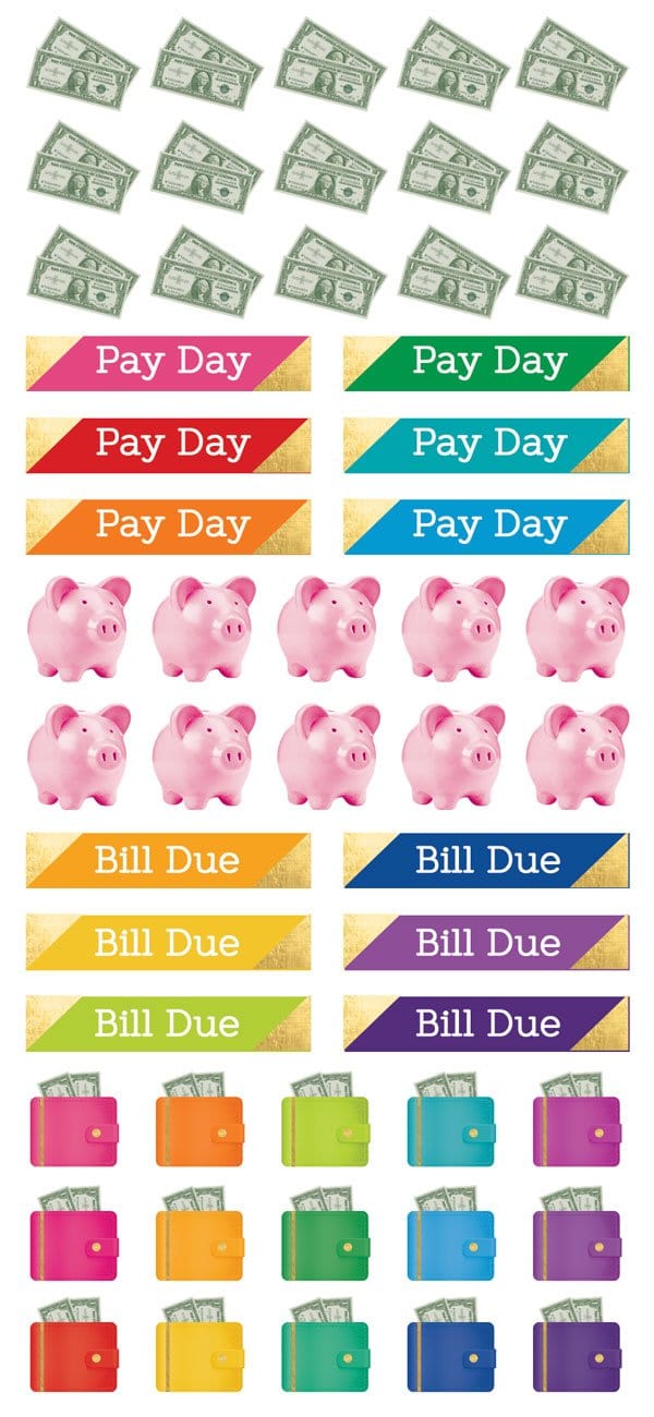  Planner Stickers - Budget、mySite、ghnorth