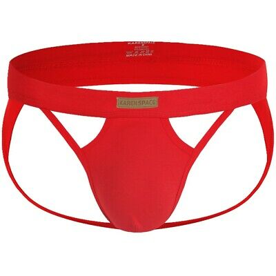 Karen Space Cotton Spandex Jockstrap | Stretch | Red | Airy Comfort、mySite、bottomscart