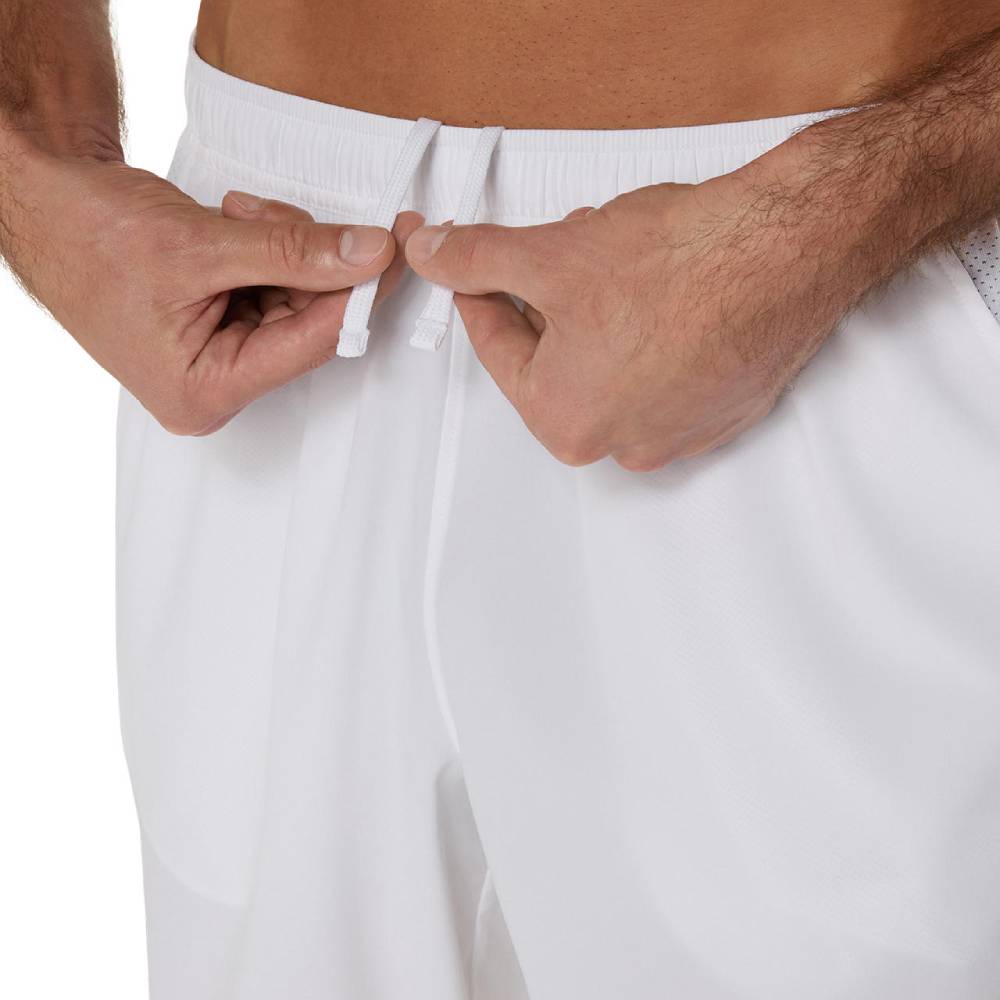 Asics Men's Court 7-Inch Shorts (Brilliant White)