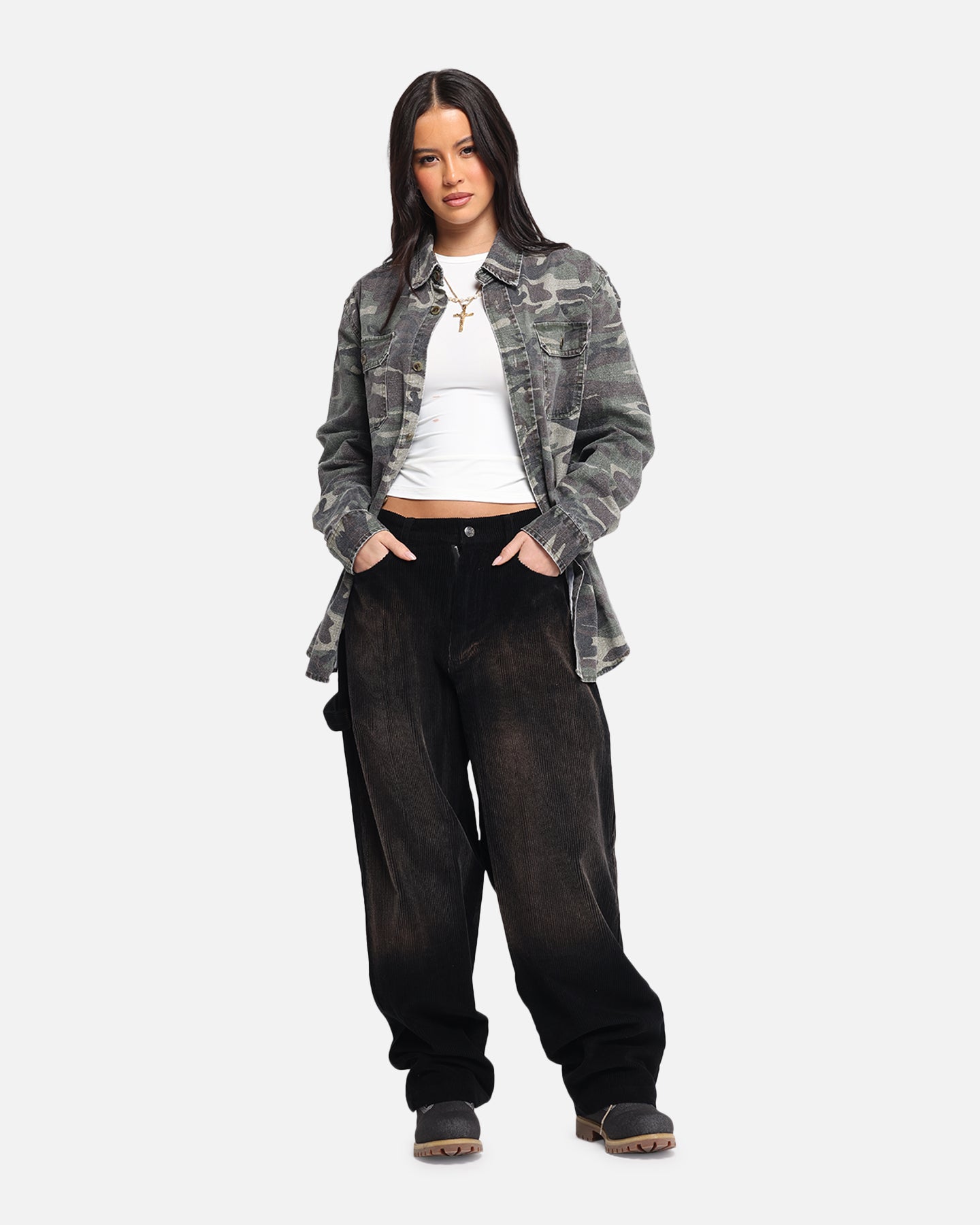 XXIII Corduroy Wash Pants Black、mySite、zt4zffjzw