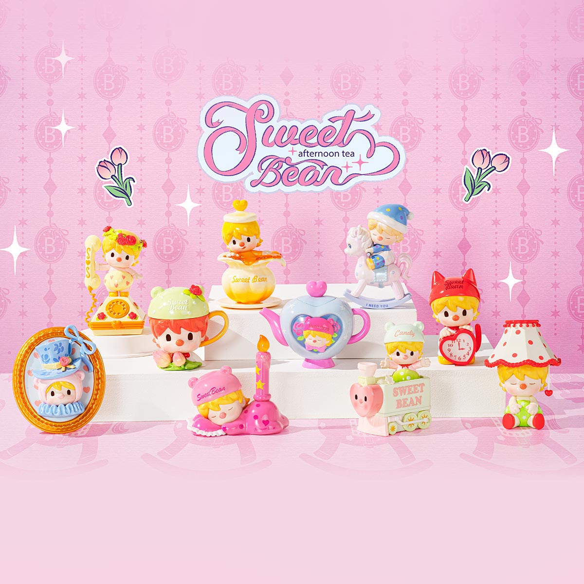  Sweet Bean Afternoon Tea Series Figures、mySite、greenlandpopulation