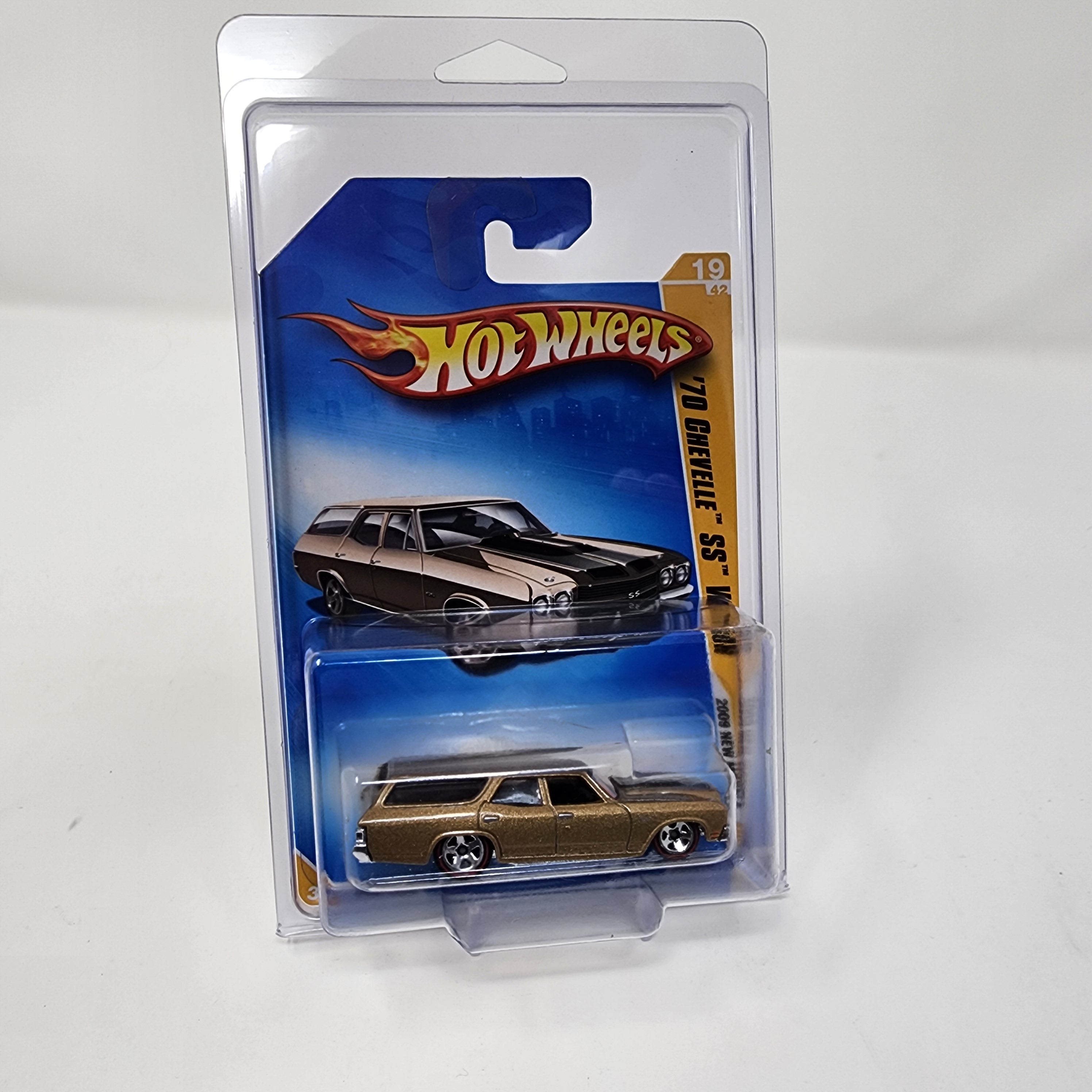 '70 Chevelle SS Wagon #19 * Gold w/ Redline Tires * Hot Wheels 2009、mySite、hgirdovlk