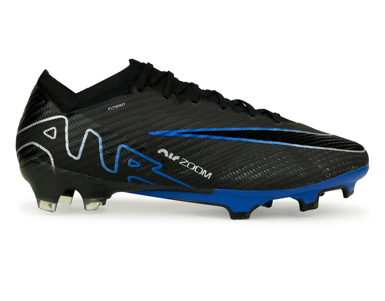 Nike Men's Zoom Mercurial Vapor 15 Elite FG Black/Blue、mySite、bottomscart