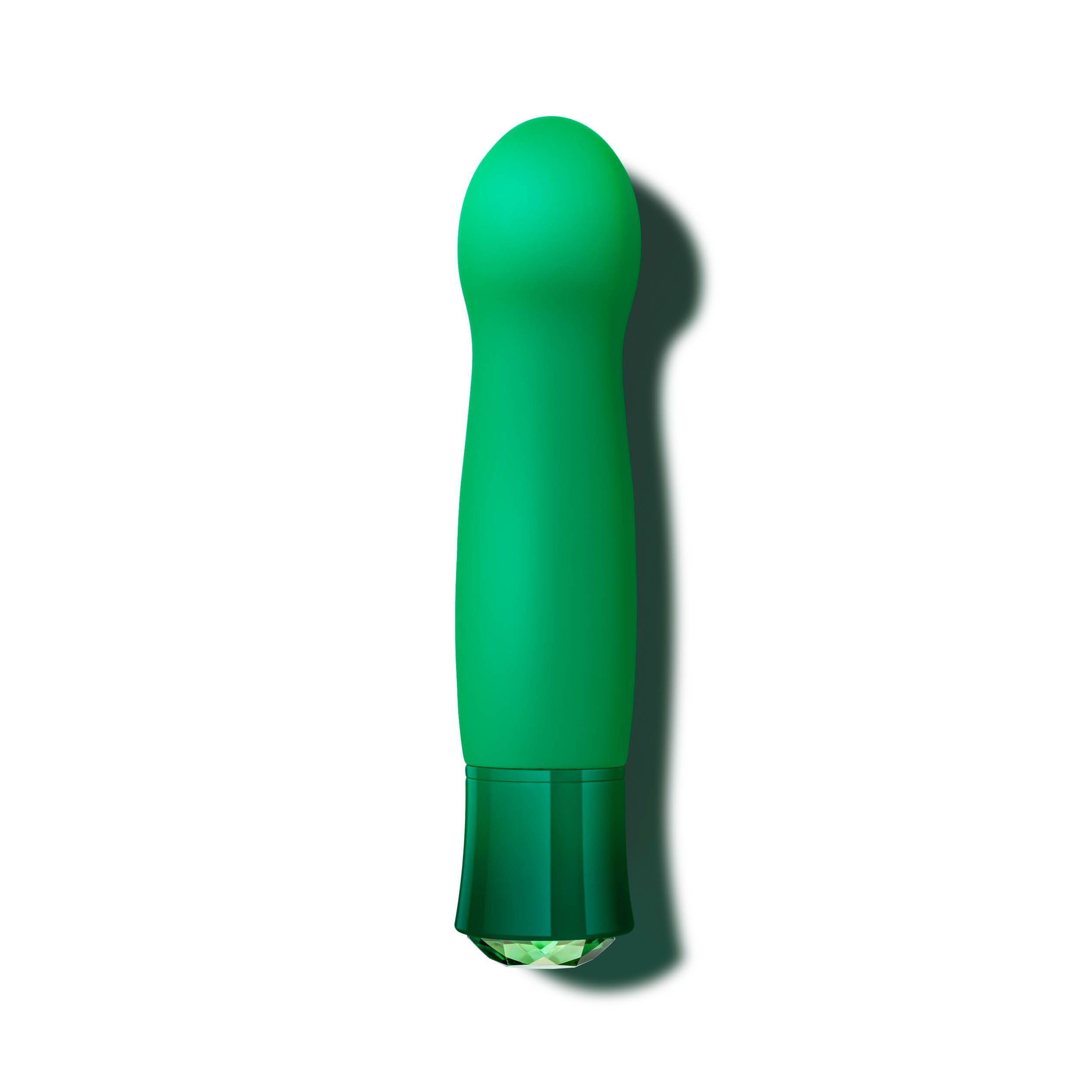 Oh My Gem By Blush® | Enchanting: 5.5 Inch Warming G Spot Stimulation Vibrator in Emerald with Powerful RumboTech™ Technology、mySite、bottomscart