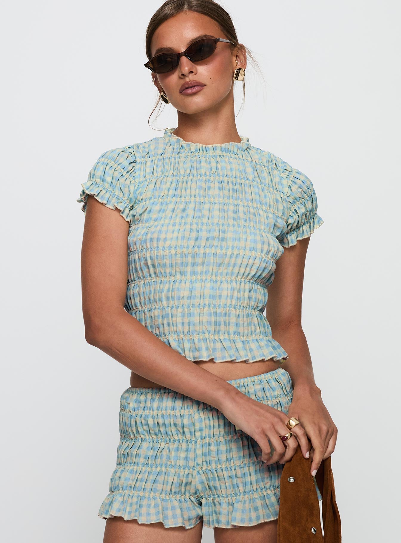 Go Retro Shirred Set Multi、mySite、solidvoid