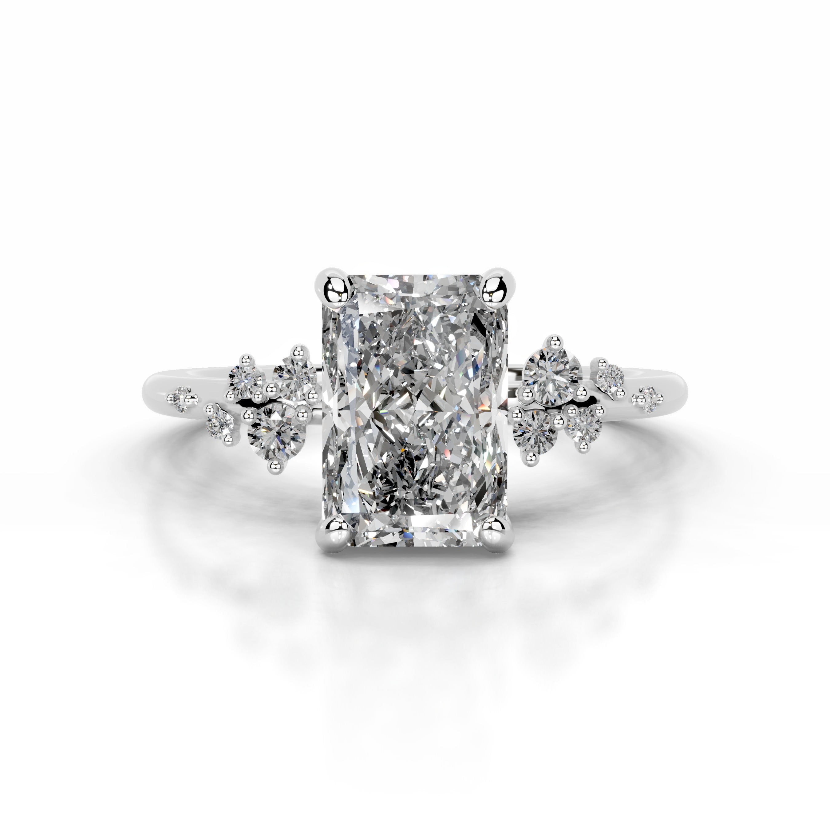 Maisie Diamond Engagement Ring - 18K White Gold、mySite、hinf8tx79