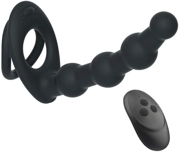 Double Penetration Vibrating Anal Plug | Remote Control | USB、mySite、bottomscart