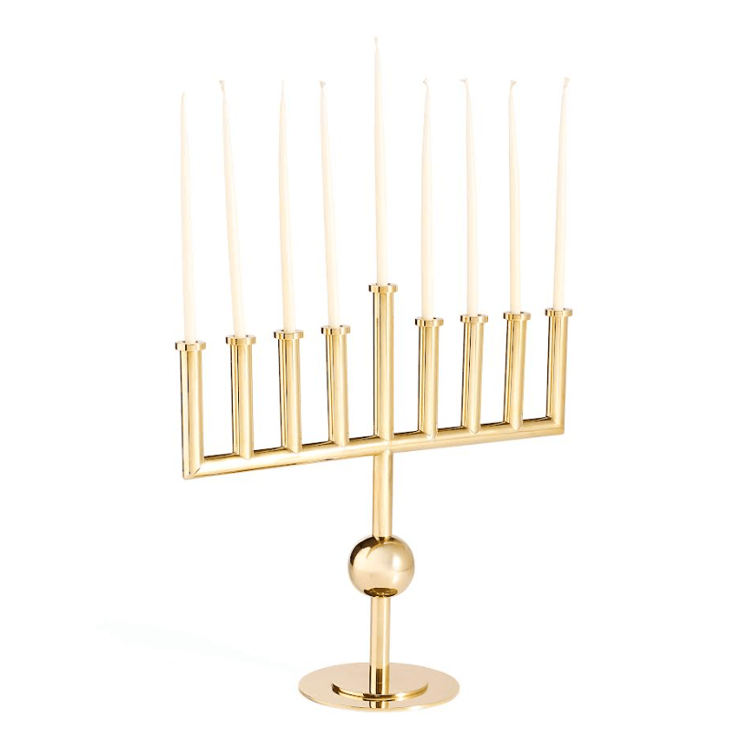 Brass Vienna Menorah by Jonathan Adler、mySite、topwebapps