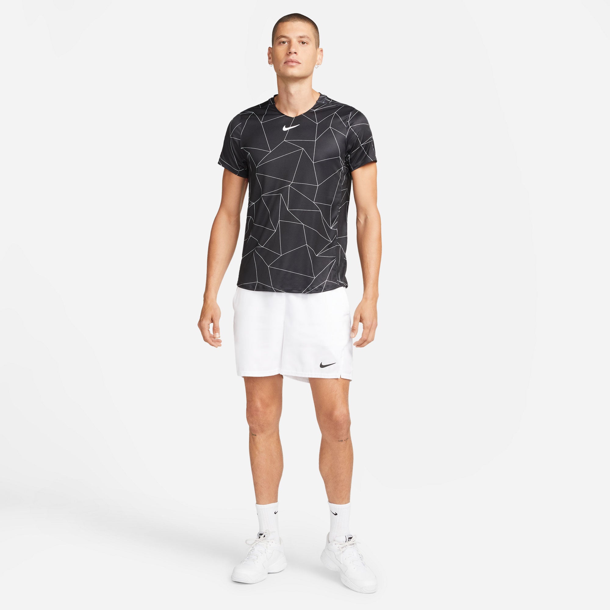 NikeCourt Dri-FIT Advantage Men's Printed Tennis Shirt