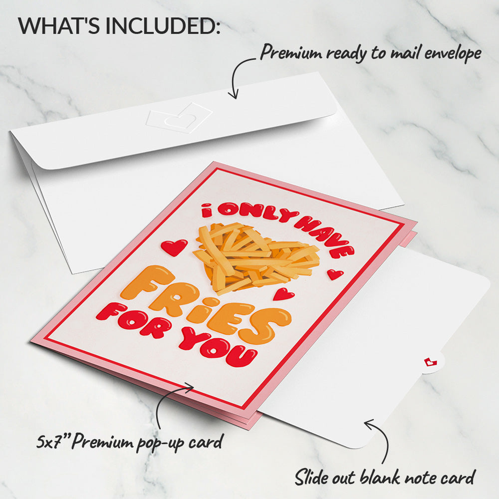 Only Have Fries for You Pop-Up Card、mySite、solidvoid