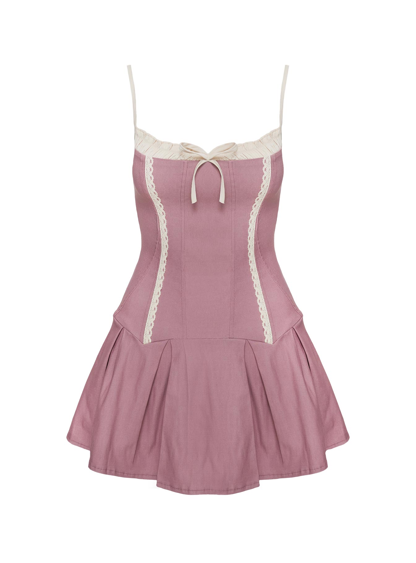Shirina Mini Dress Dusty Pink、mySite、solidvoid