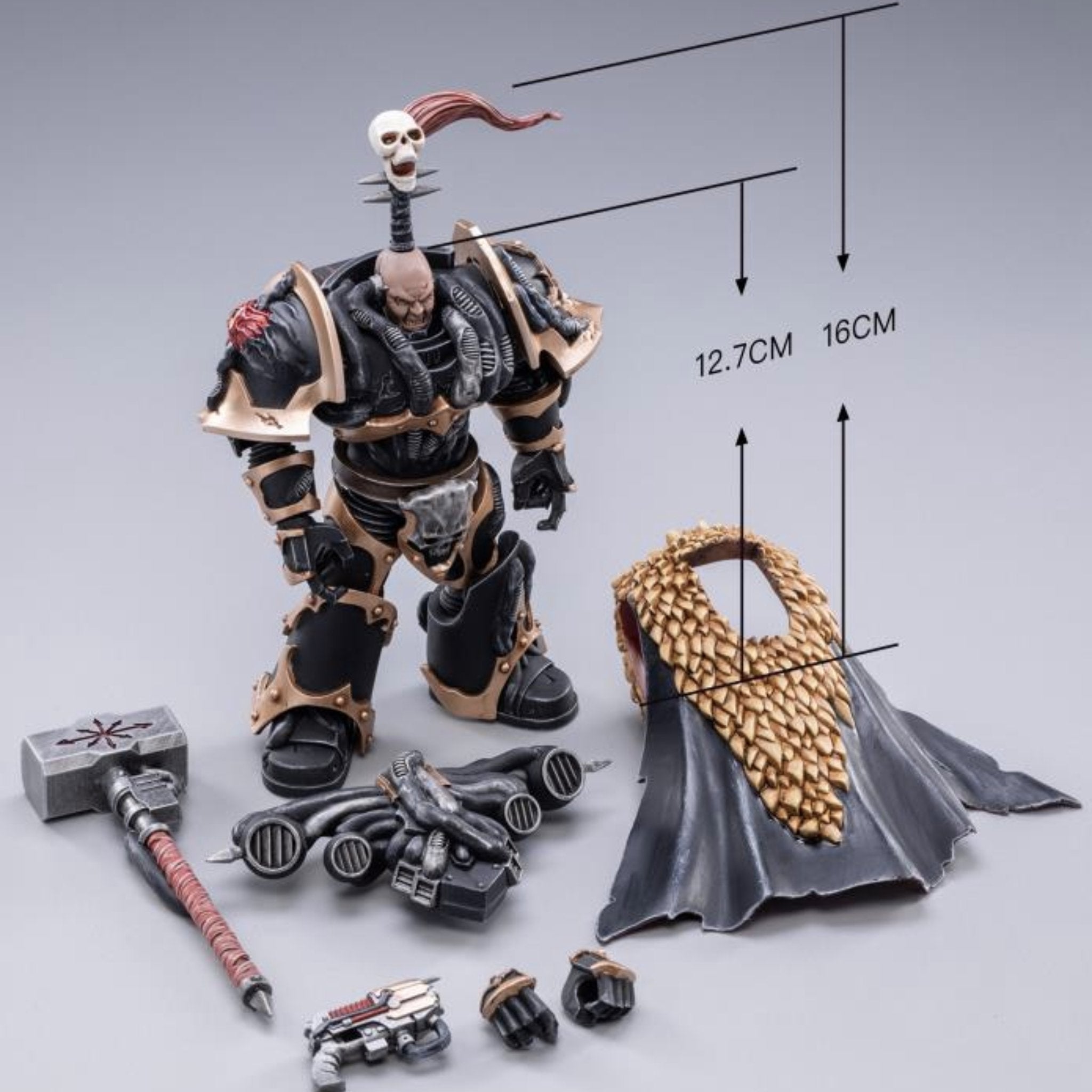 Warhammer 40k Black Legion Chaos Lord Khalos the Ravager (1/18 Scale)、mySite、hgirdovlk