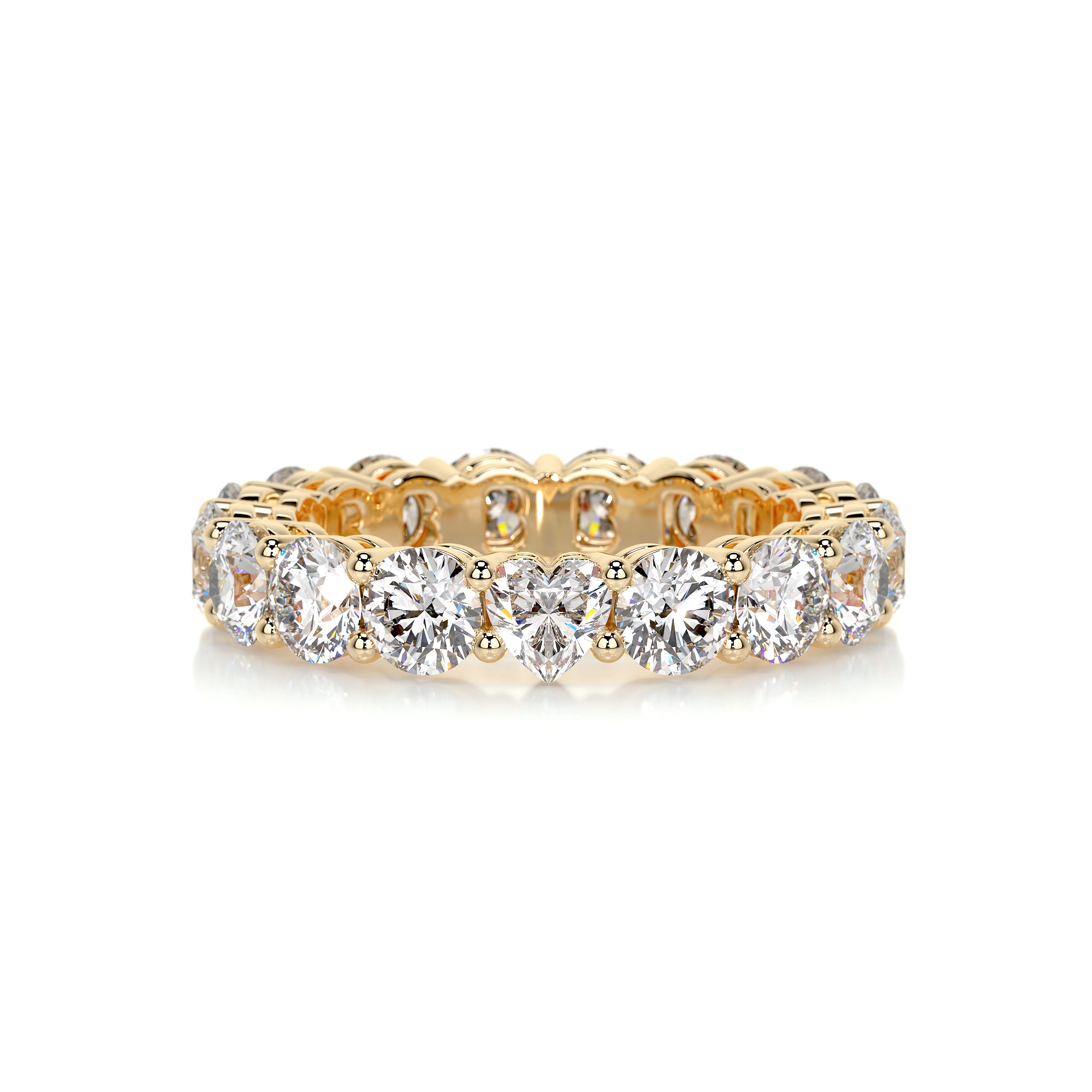 Anne Diamond Wedding Ring -18K Yellow Gold、mySite、hinf8tx79