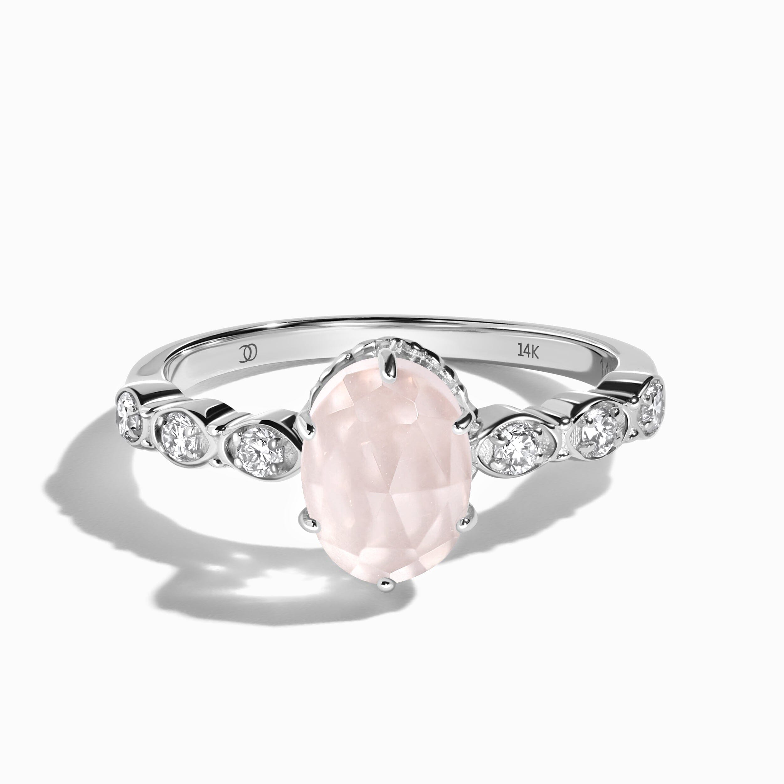Rose Quartz Diamond Ring - Mirth、mySite、hinf8tx79
