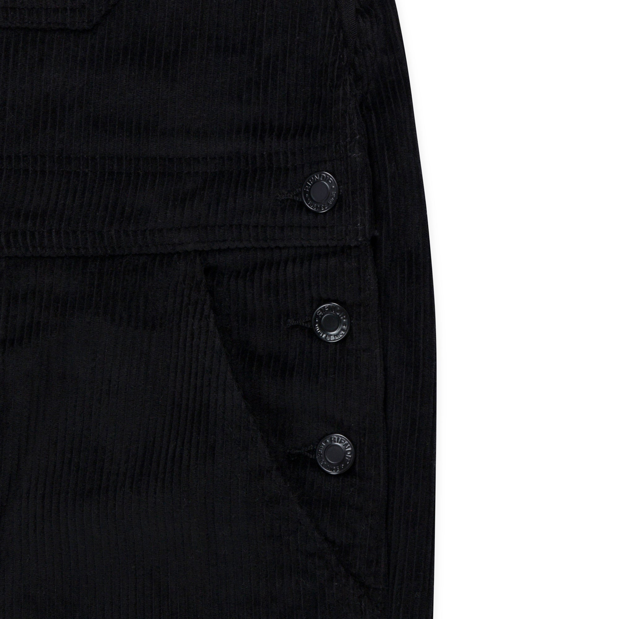  Nermy Buddy Corduroy Overalls (Black)、mySite、merchandisen