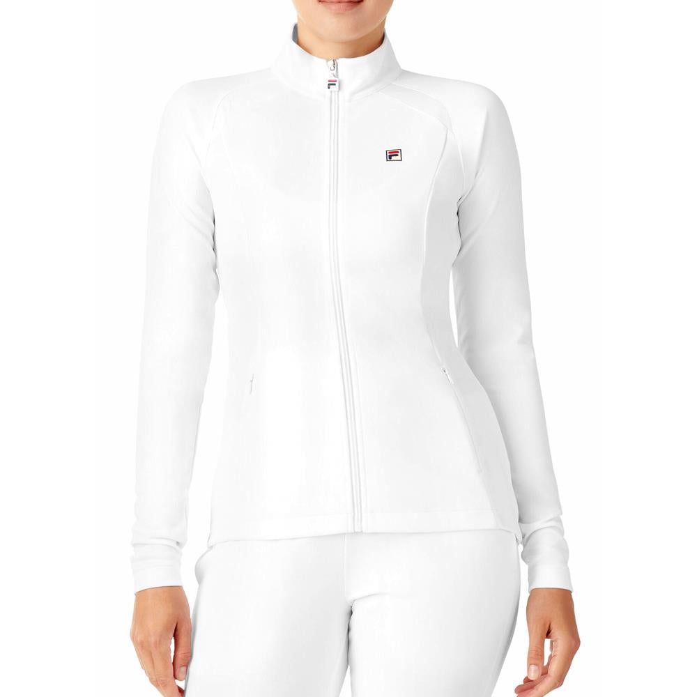 Fila Women's Whiteline Track Jacket - White