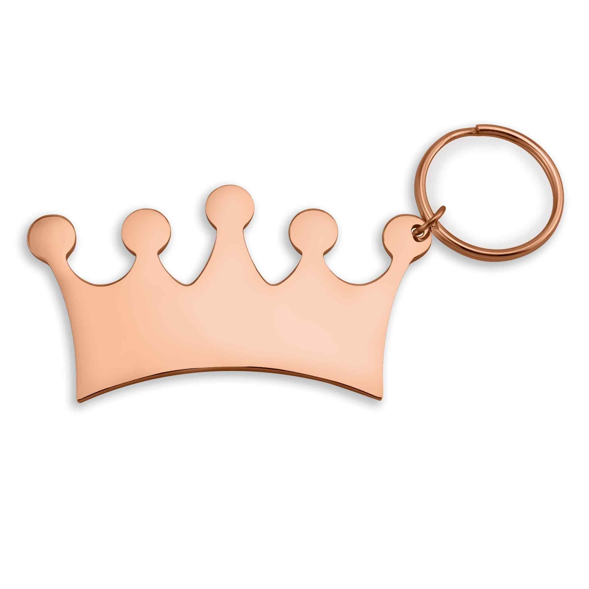 Stainless Steel Engravable Crown Keychain / SBB0288、mySite、dreamappss