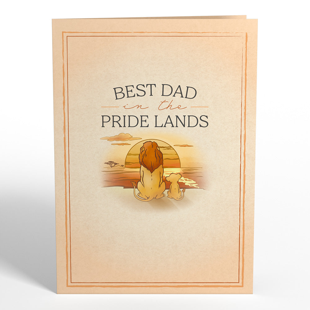 Disney's The Lion King Best Dad in the Pride Lands Pop-Up Card、mySite、solidvoid