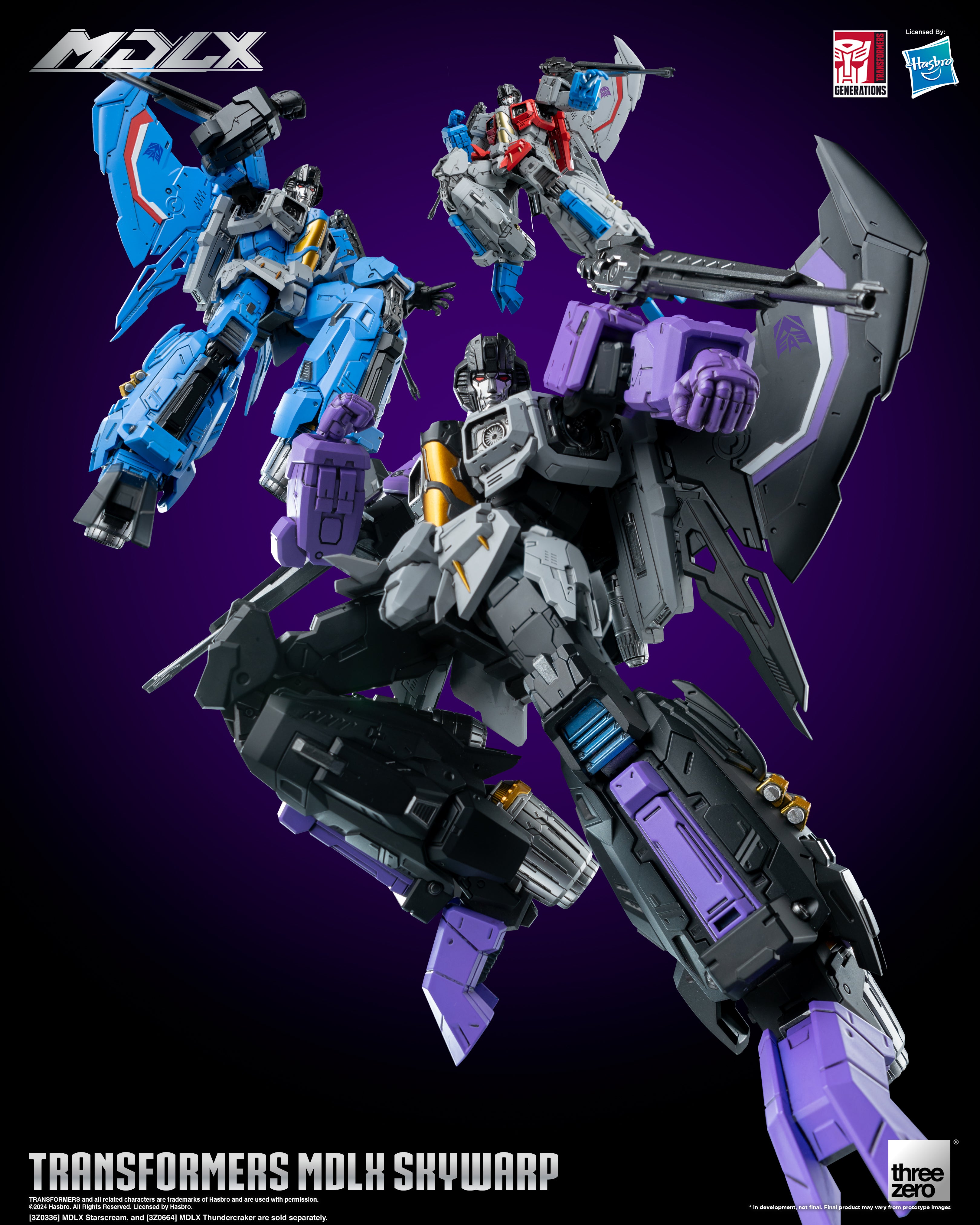 Threezero Transformers MDLX Skywarp、mySite、hgirdovlk