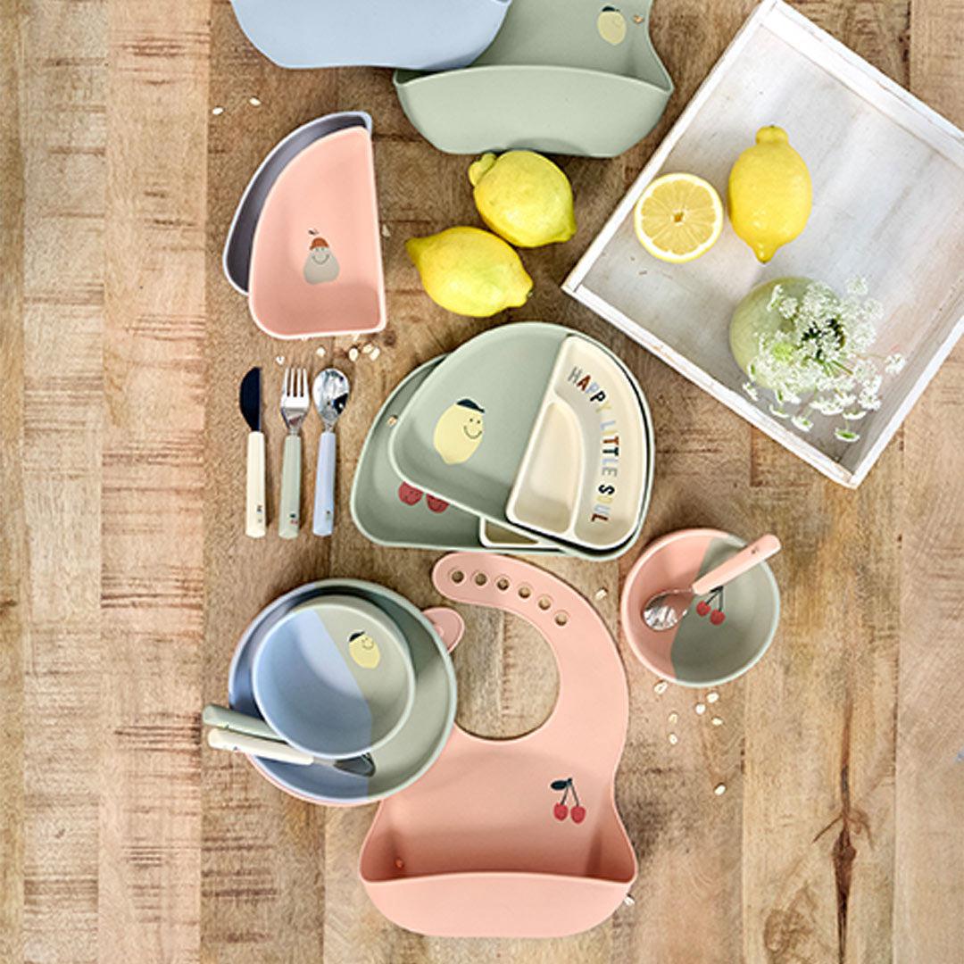  Lassig Silicone Bib - Happy Fruits - Lemon、mySite、merchandisen