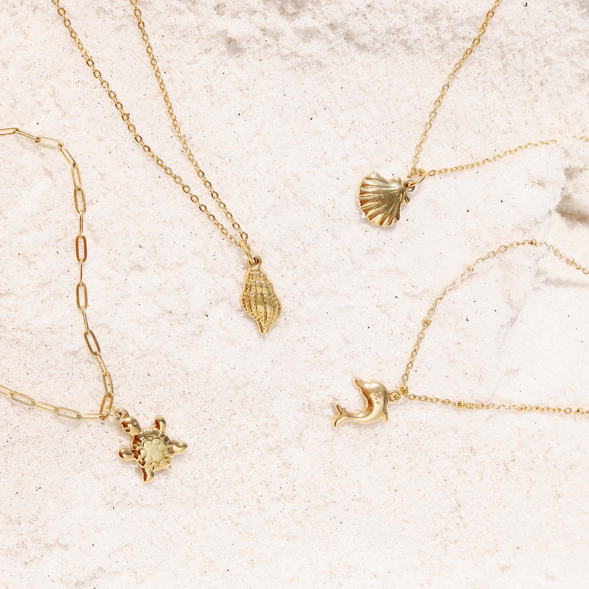 18K Gold PVD Stainless Steel Sea Turtle Charm / PDL0101、mySite、dreamappss