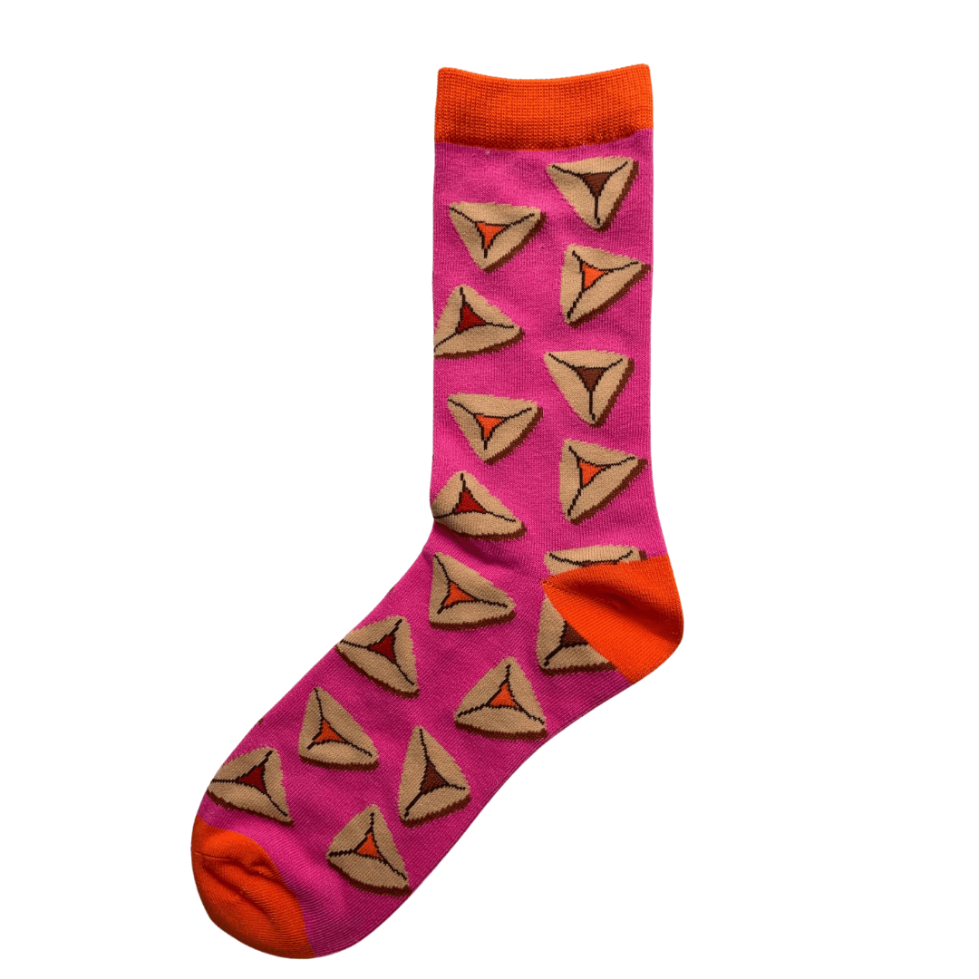 Purim Hamantaschen Socks - Adults、mySite、topwebapps