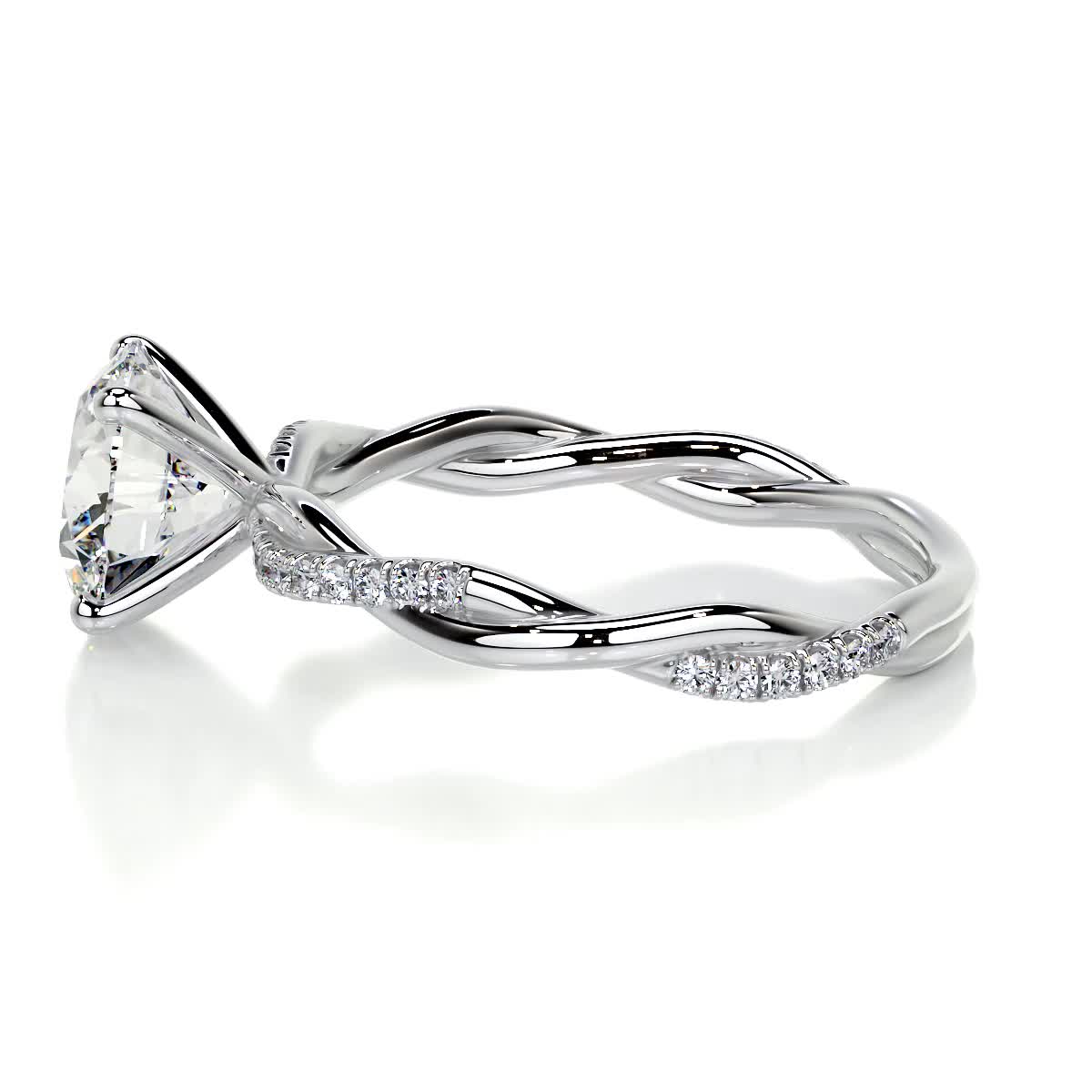 Crystal Lab Grown Diamond Ring -Platinum、mySite、hinf8tx79