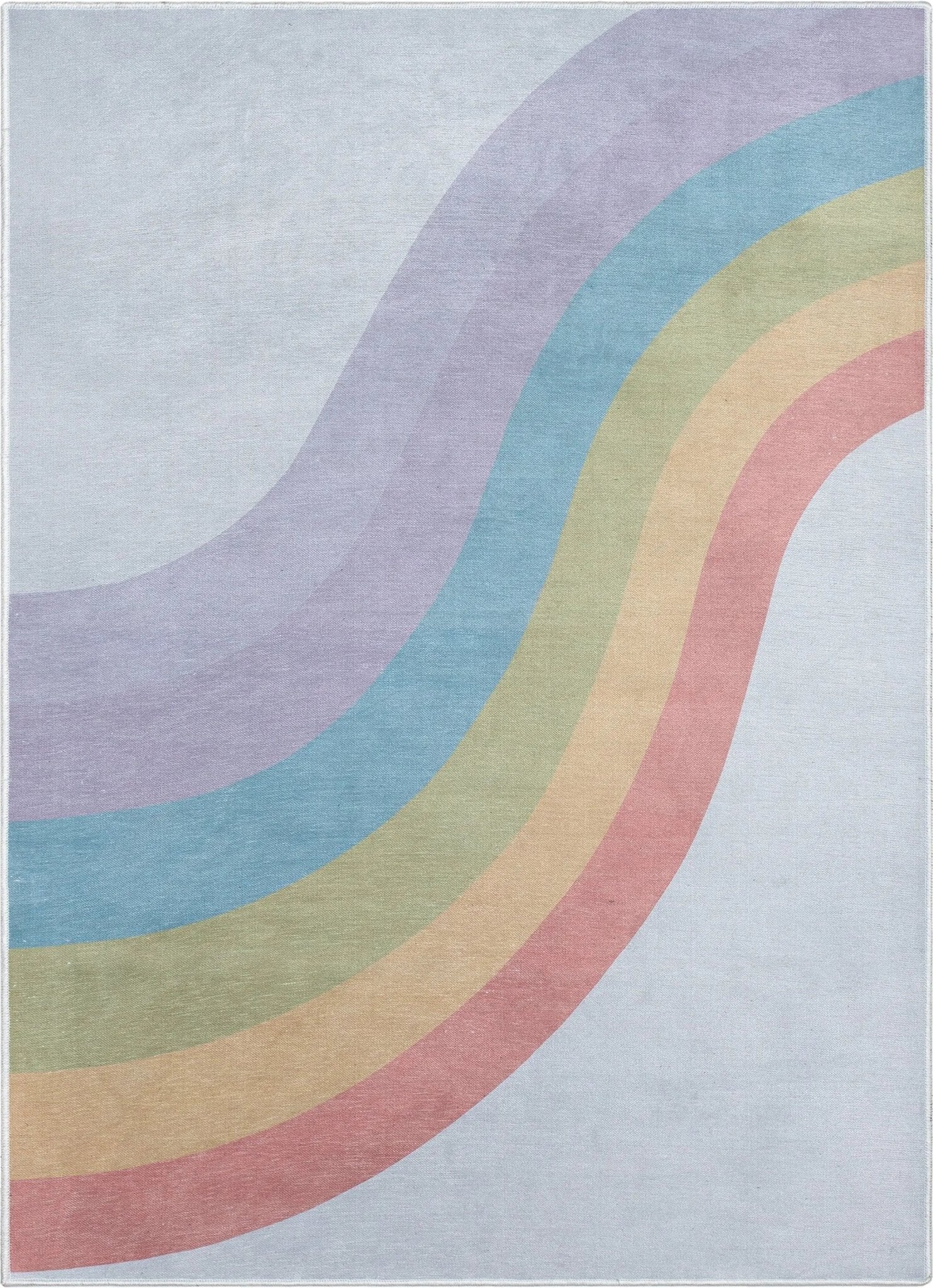 Rainbow Modern Multi Color Area Flat-Weave Rug、mySite、gigharbornorthrealestate
