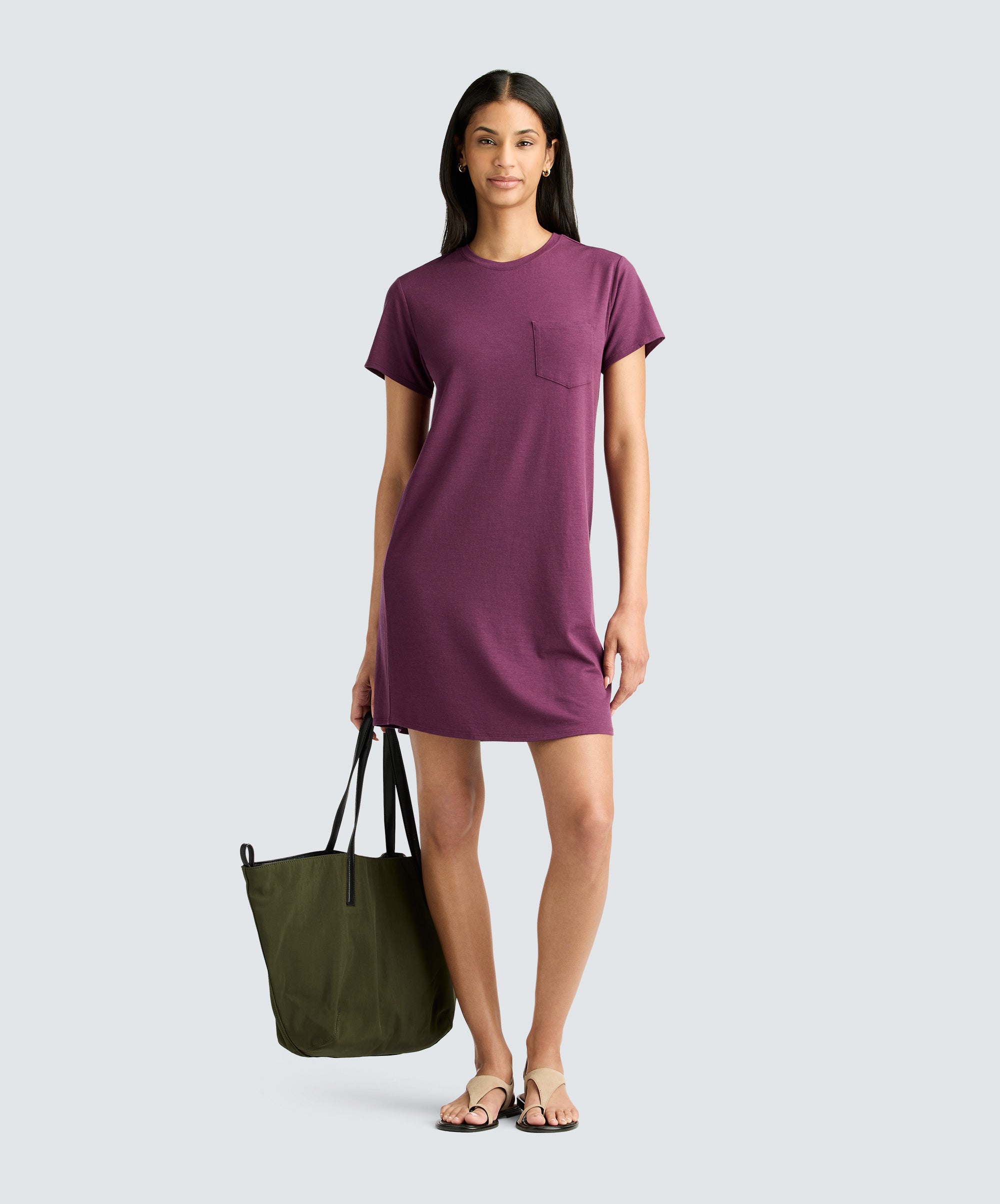 Women's Merino T-Shirt Dress、mySite、noshort