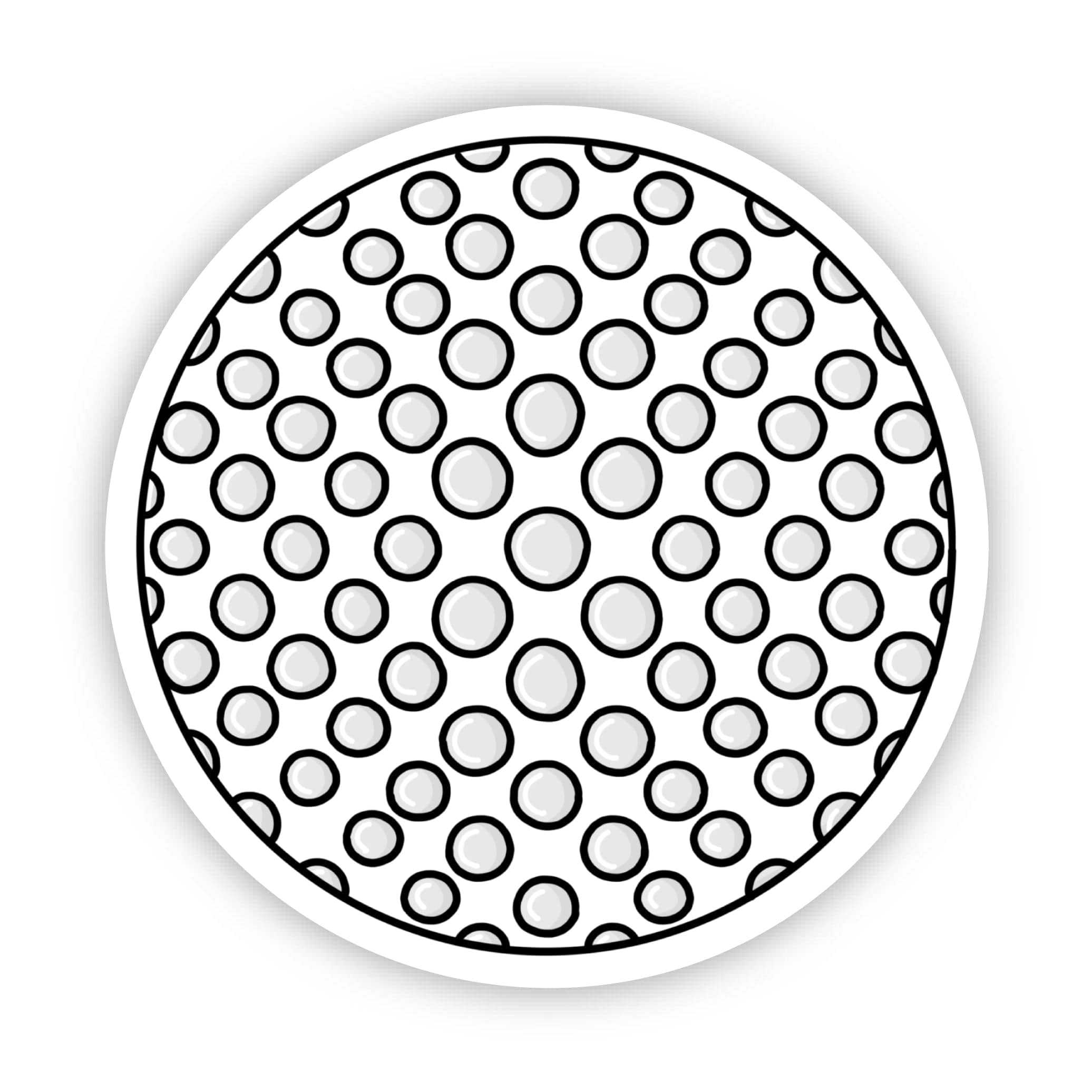  Golf Ball Sticker、mySite、elrpsem3k