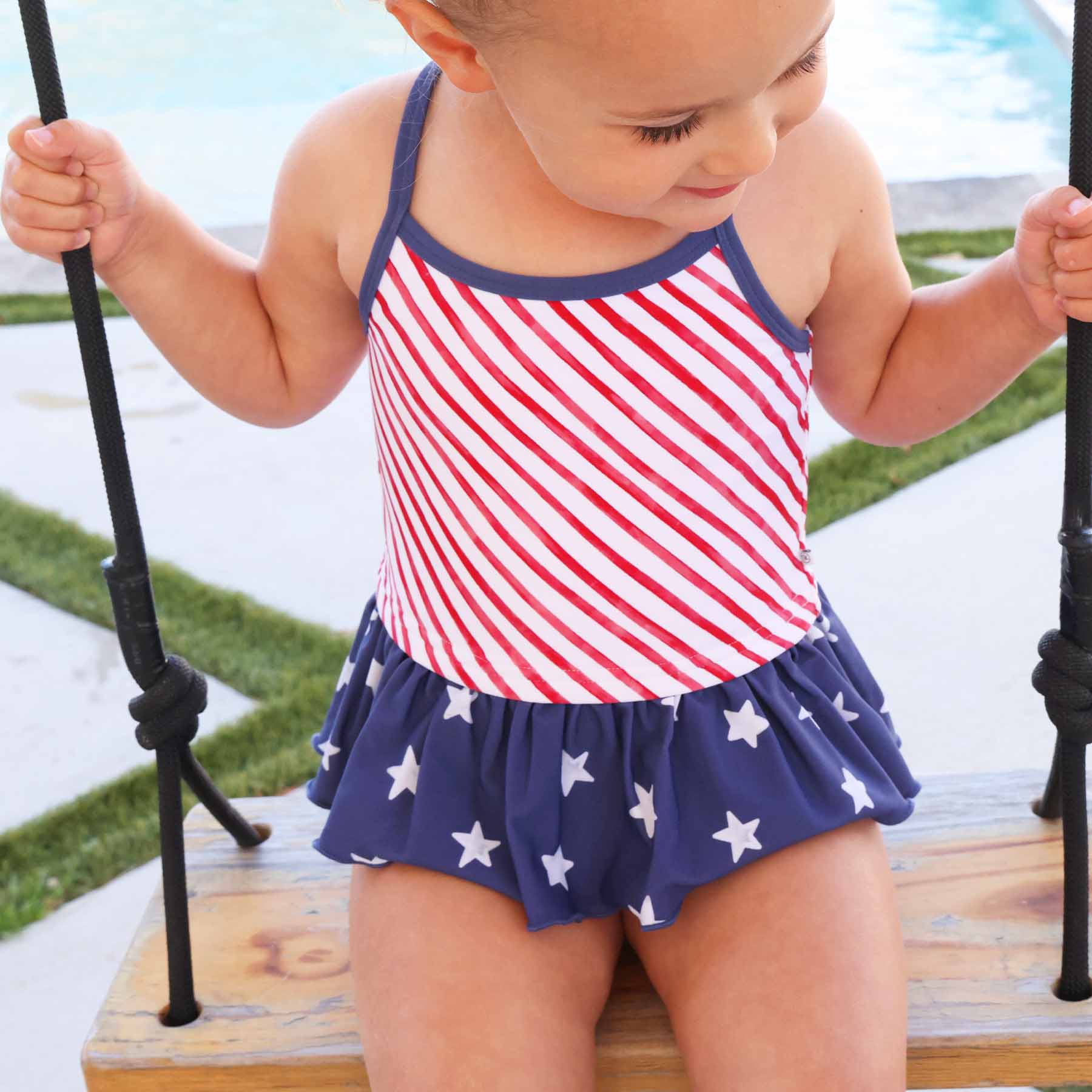  Two Piece Strappy Tankini | Star-Spangled Summer、mySite、layawaytickets