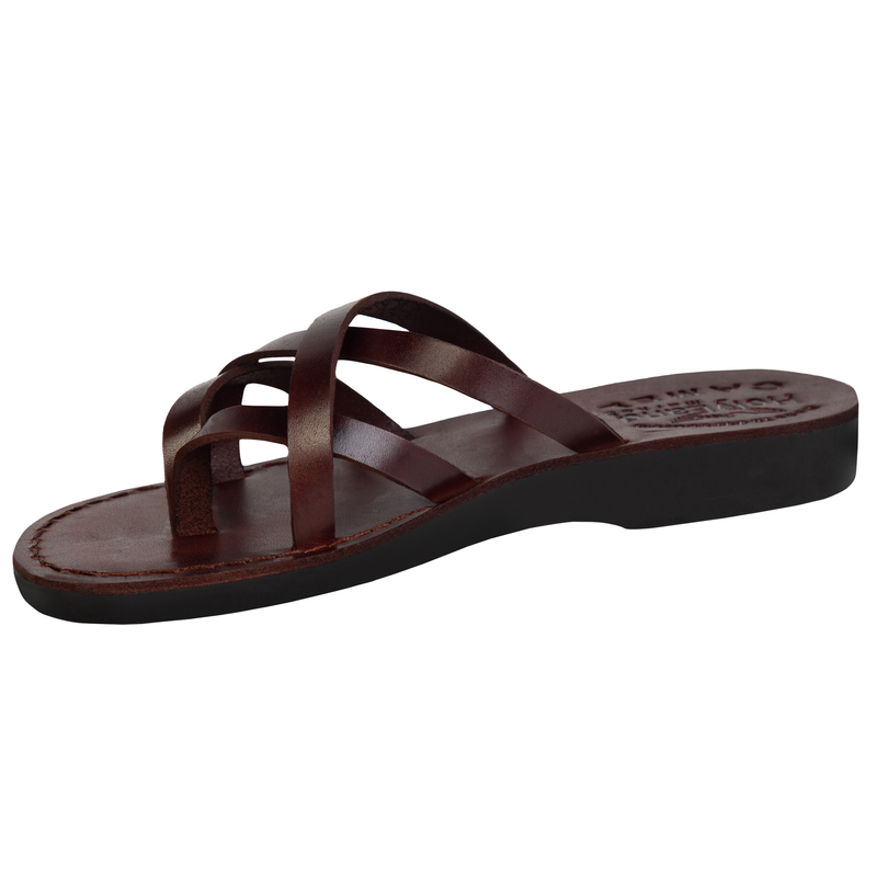  Holy Land Market Men/Women Biblical Jesus Leather Sandals/Slides From Jerusalem (Jerusalem Style I)、mySite、elrpsem3k