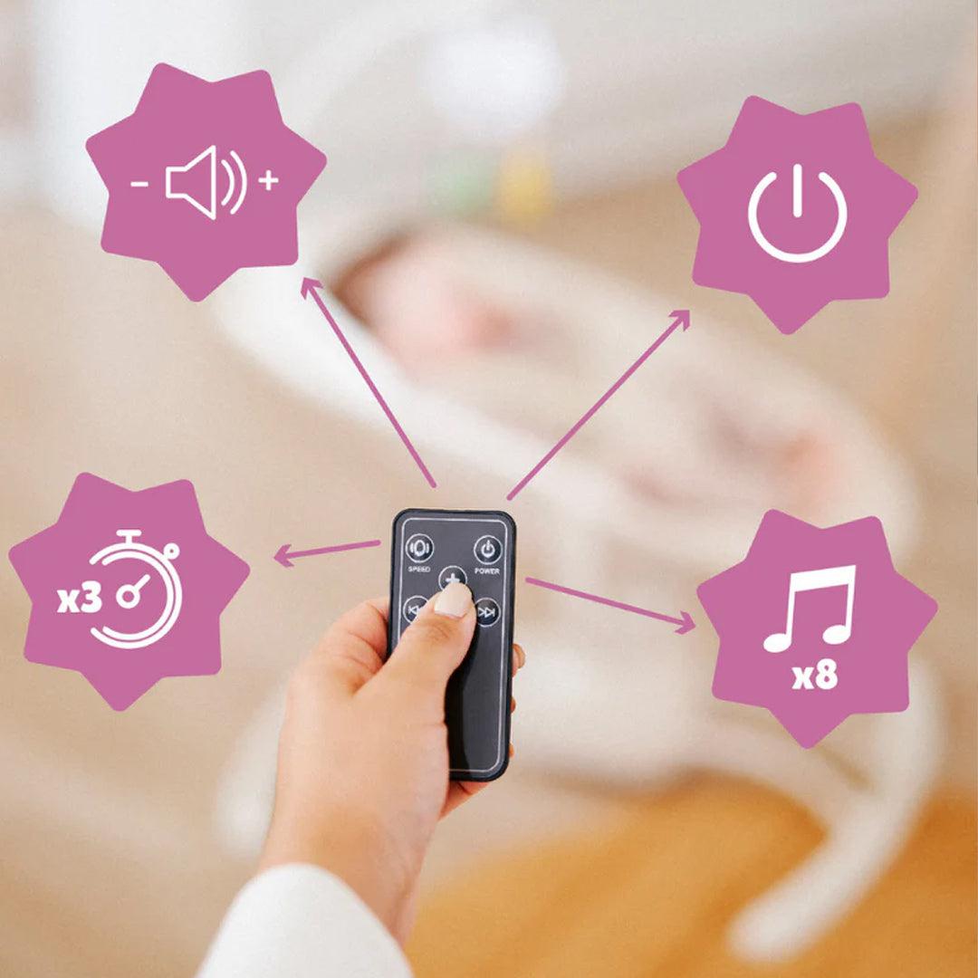  Badabulle Lateral Swing With Remote - Cream、mySite、merchandisen