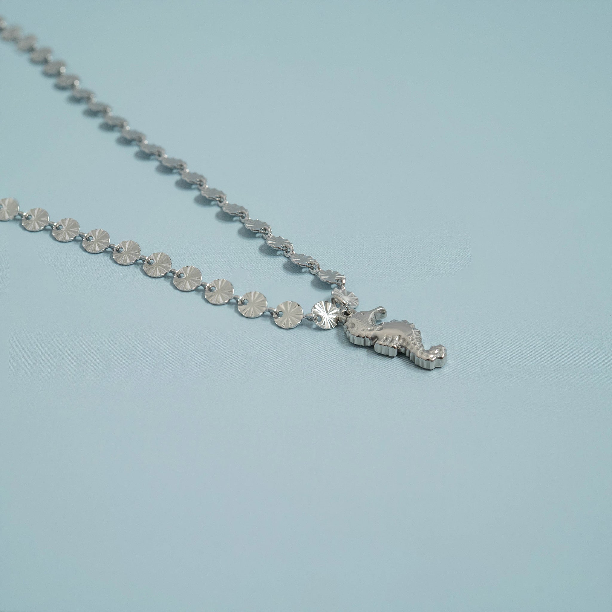 18K Gold PVD Stainless Steel Sunburst Chain Necklace / CHN0099、mySite、dreamappss