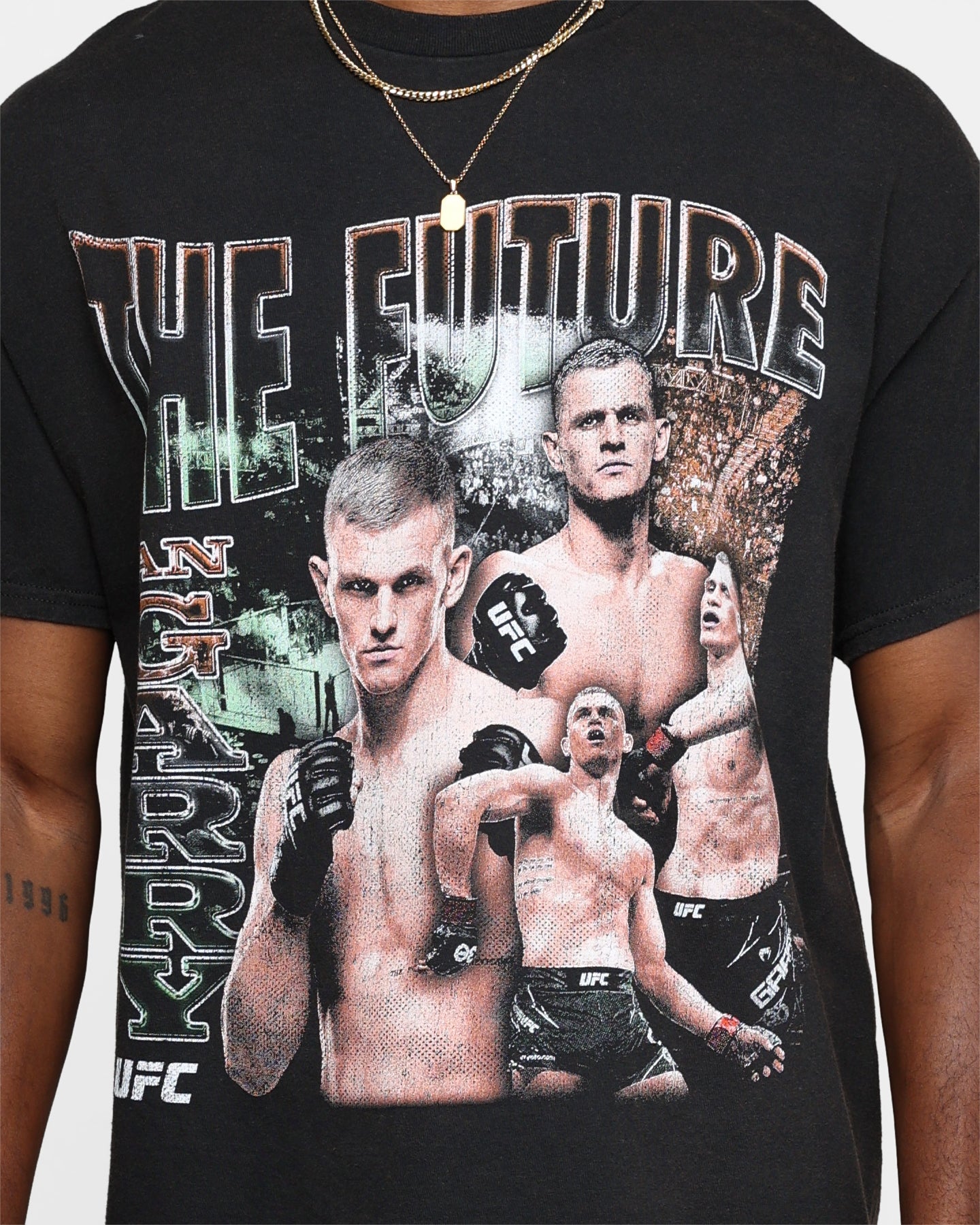 UFC By Goat Crew Ian Machado Garry The Future T-Shirt Black Wash、mySite、zt4zffjzw
