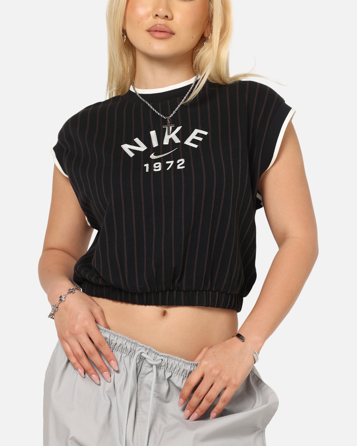 Nike Women's Sportswear Loose Knit Tank Brown/Black、mySite、zt4zffjzw