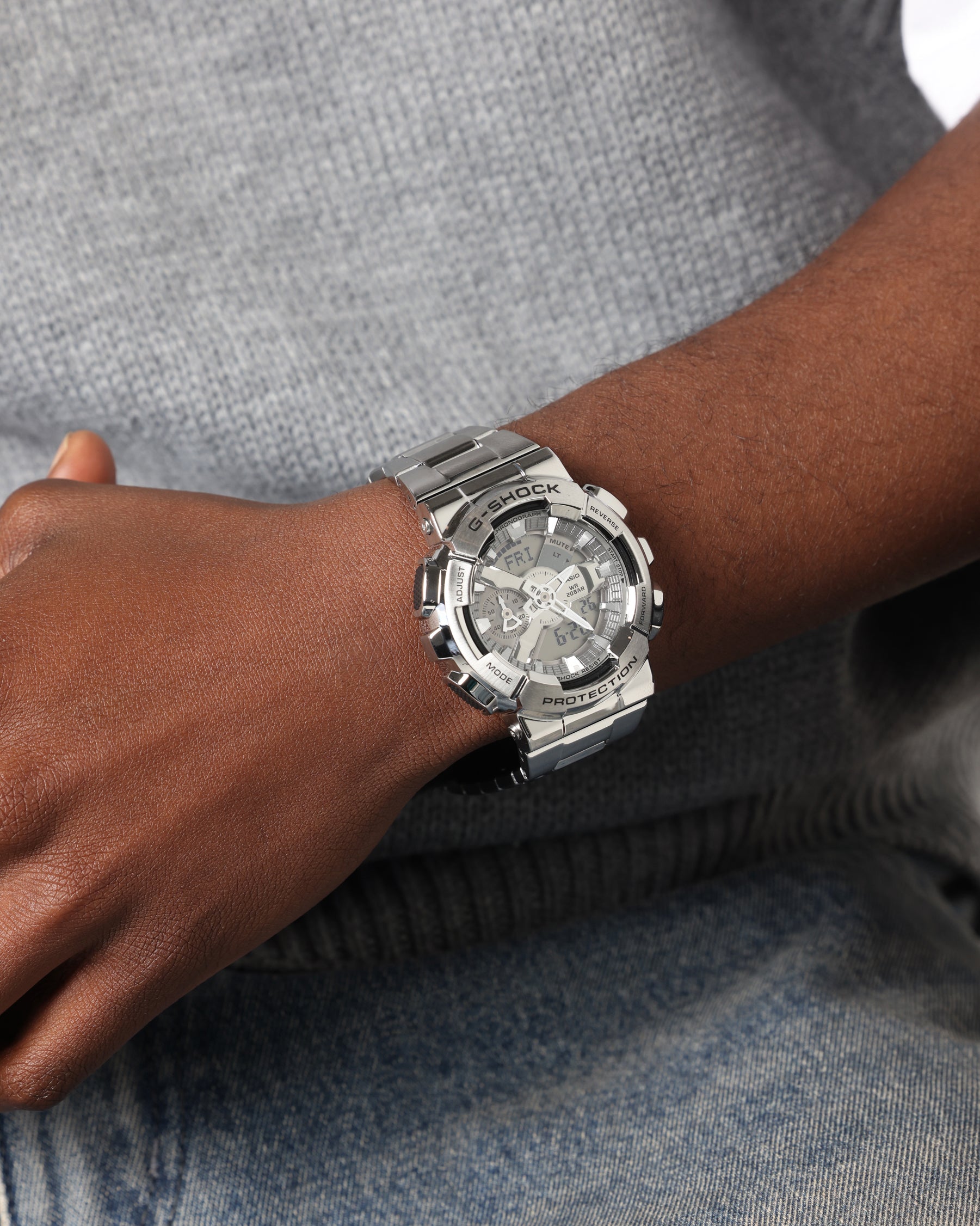 G Shock GM-110D-8ADR Watch Silver、mySite、zt4zffjzw