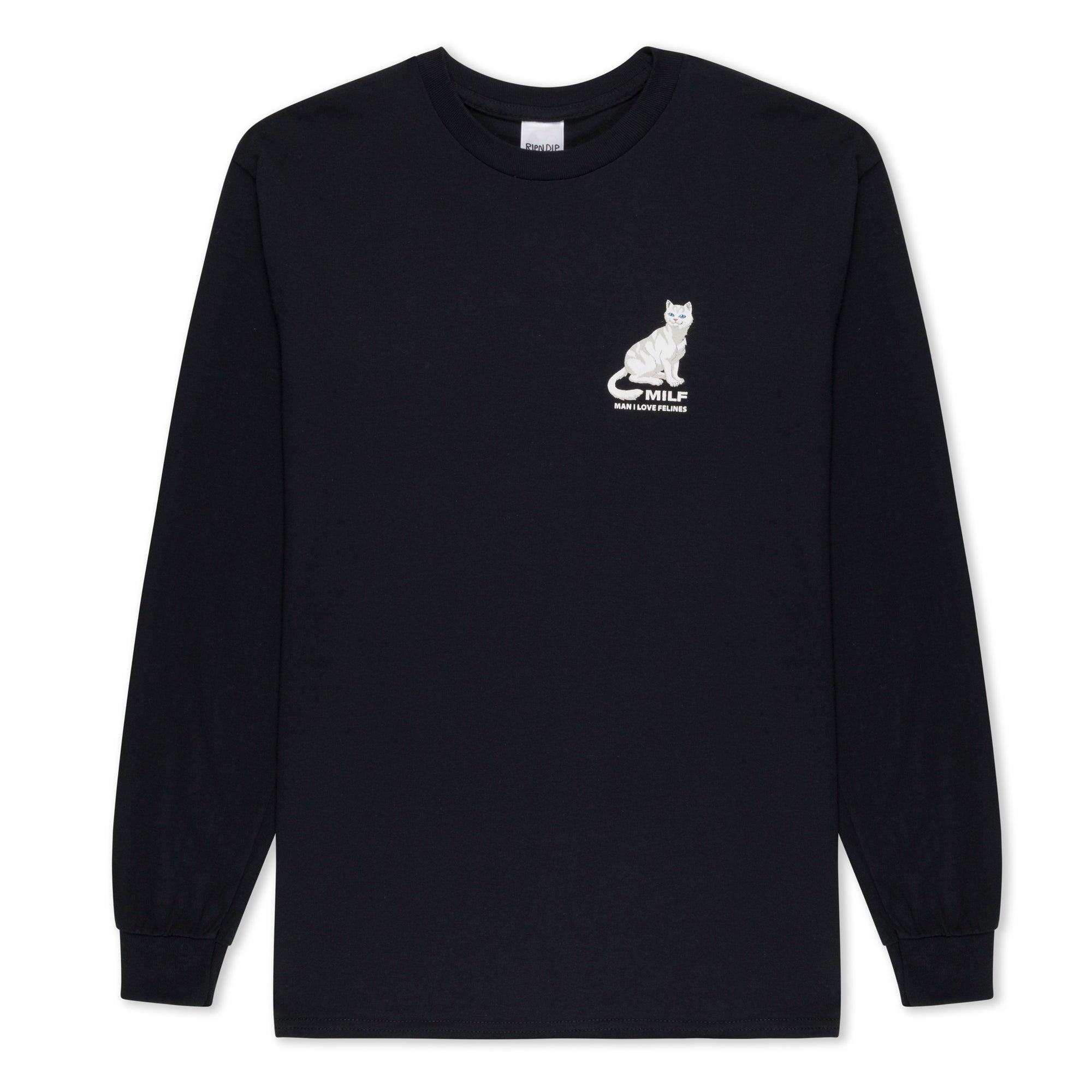  Man I Love Felines Long Sleeve (Black)、mySite、merchandisen