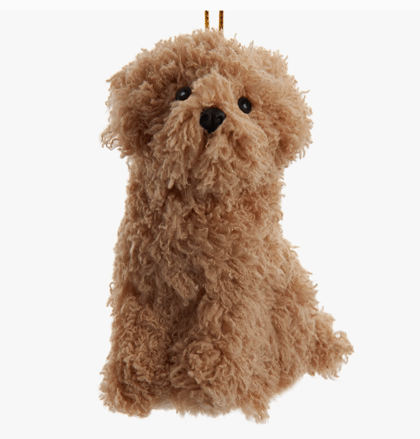 Fluffy Dog Ornaments-Realistic Pups for Christmas Decoration、mySite、g9winljtr