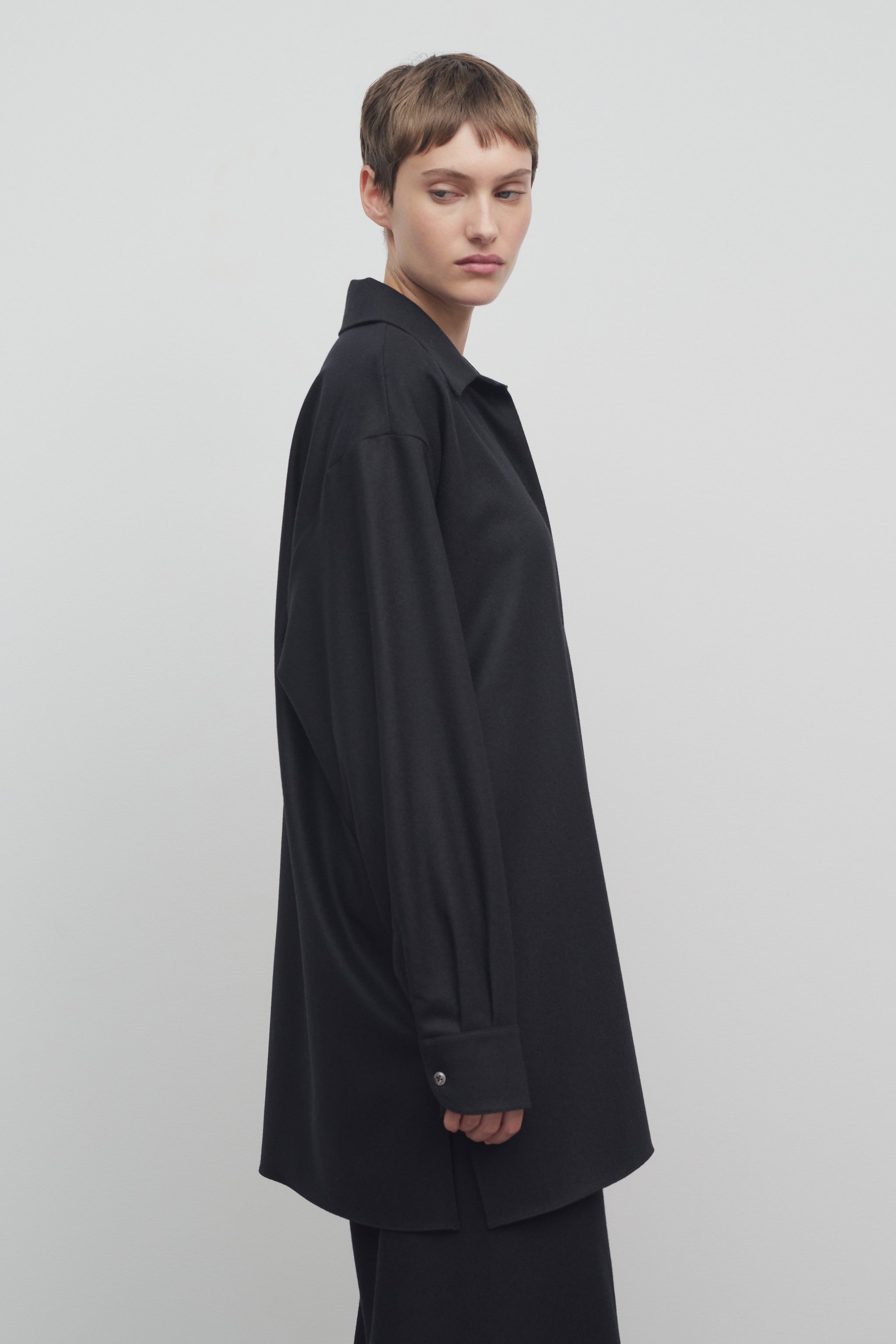 Komako Shirt in Wool and Cashmere、mySite、aoinhome