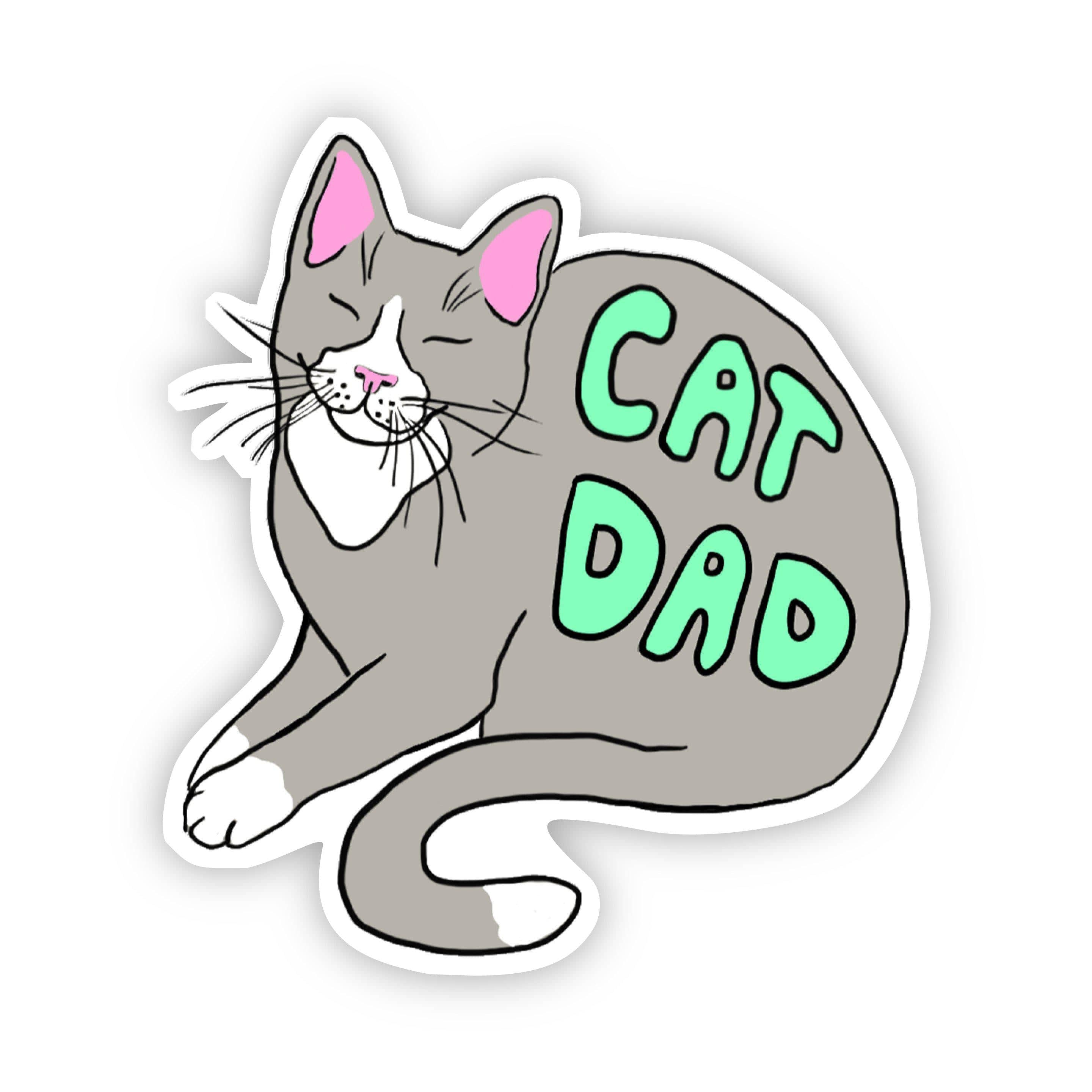  Cat Dad Sticker、mySite、elrpsem3k