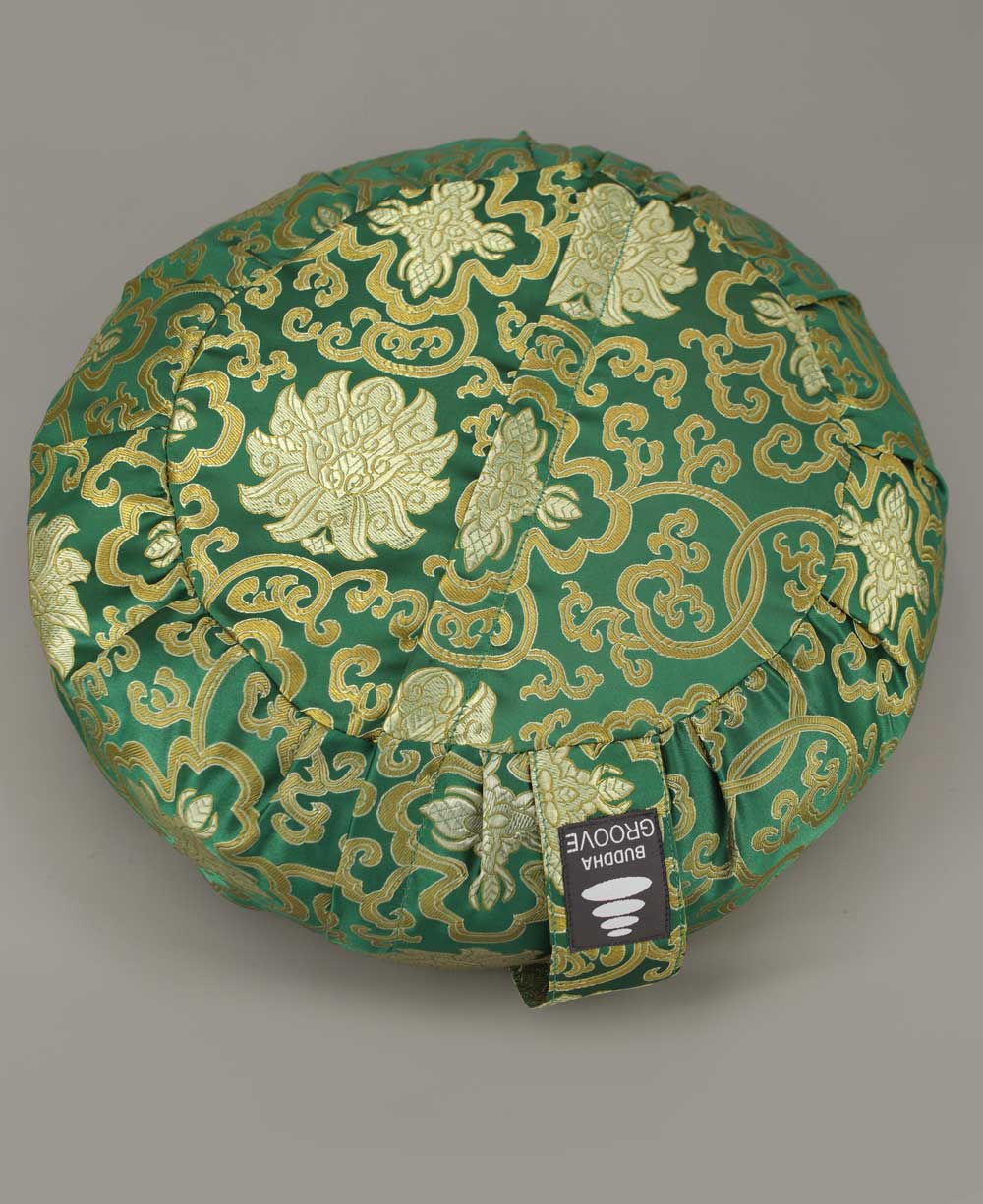 Green Brocade Zafu Meditation Cushion、mySite、topwebapps