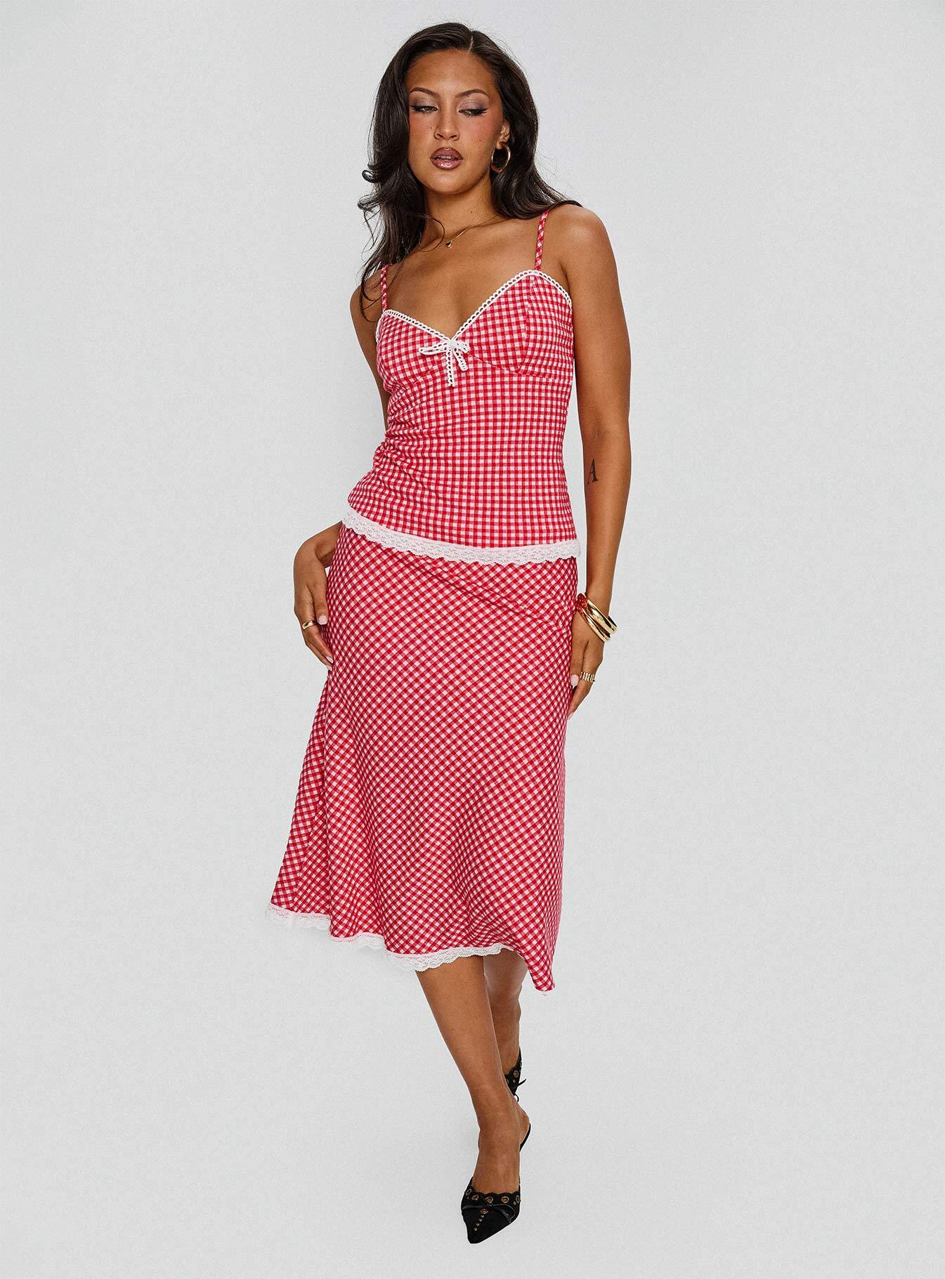 Love In London Set Red Check、mySite、solidvoid