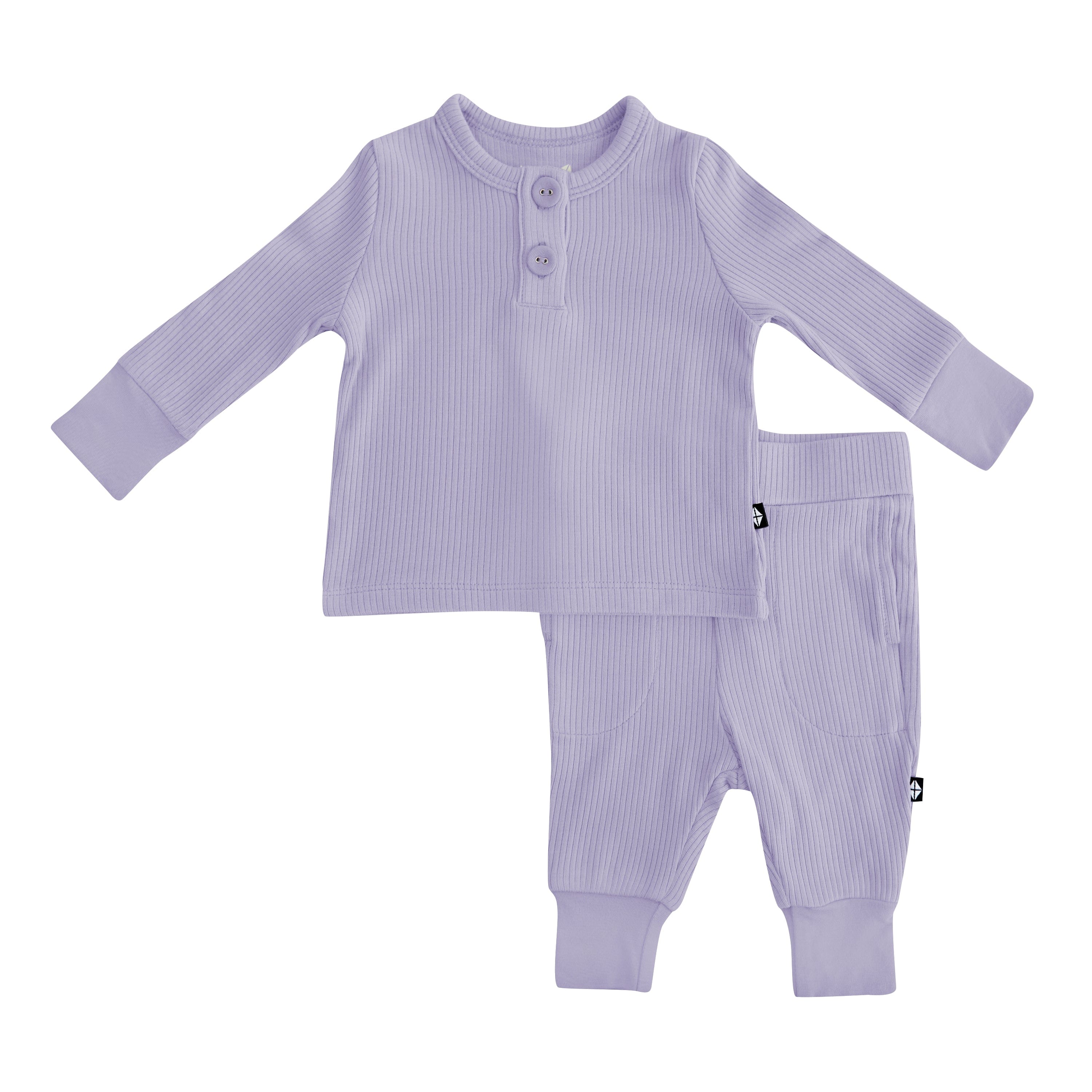  Ribbed Infant Henley Set in Taro、mySite、layawaytickets
