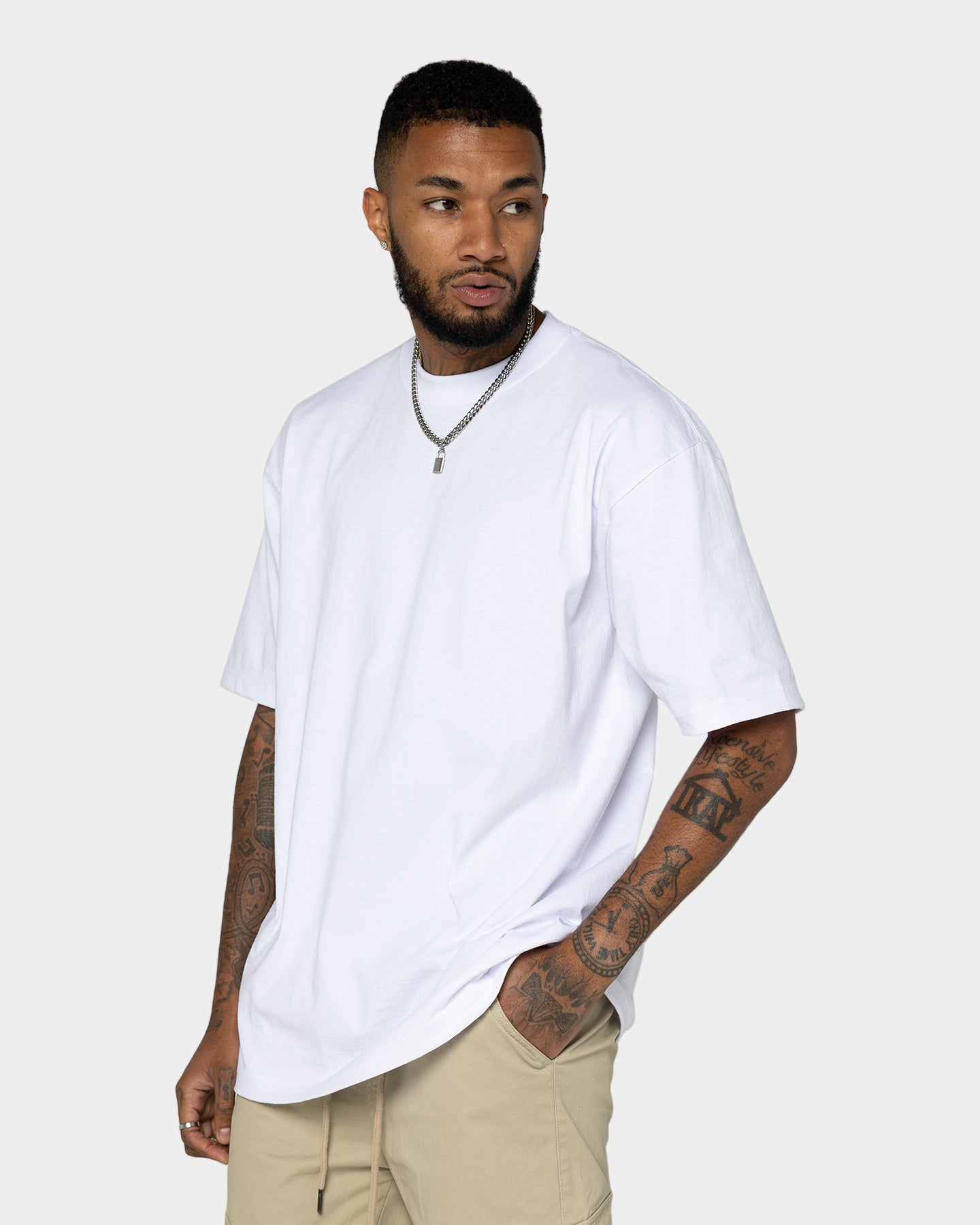 Shaka Wear Max Heavyweight Short Sleeve T-Shirt White、mySite、zt4zffjzw