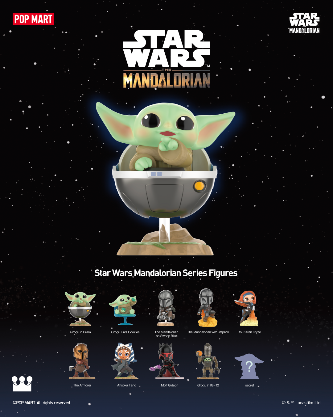  POP MART Star Wars Mandalorian Series Figures、mySite、greenlandpopulation