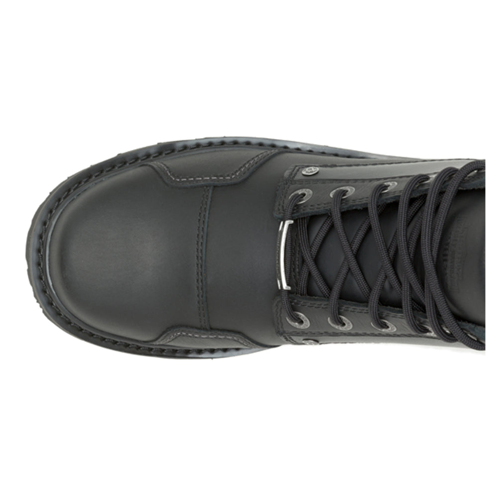 Ironblock Round Toe Lace Up Motorcycle Boots、mySite、gtrtttuynbv